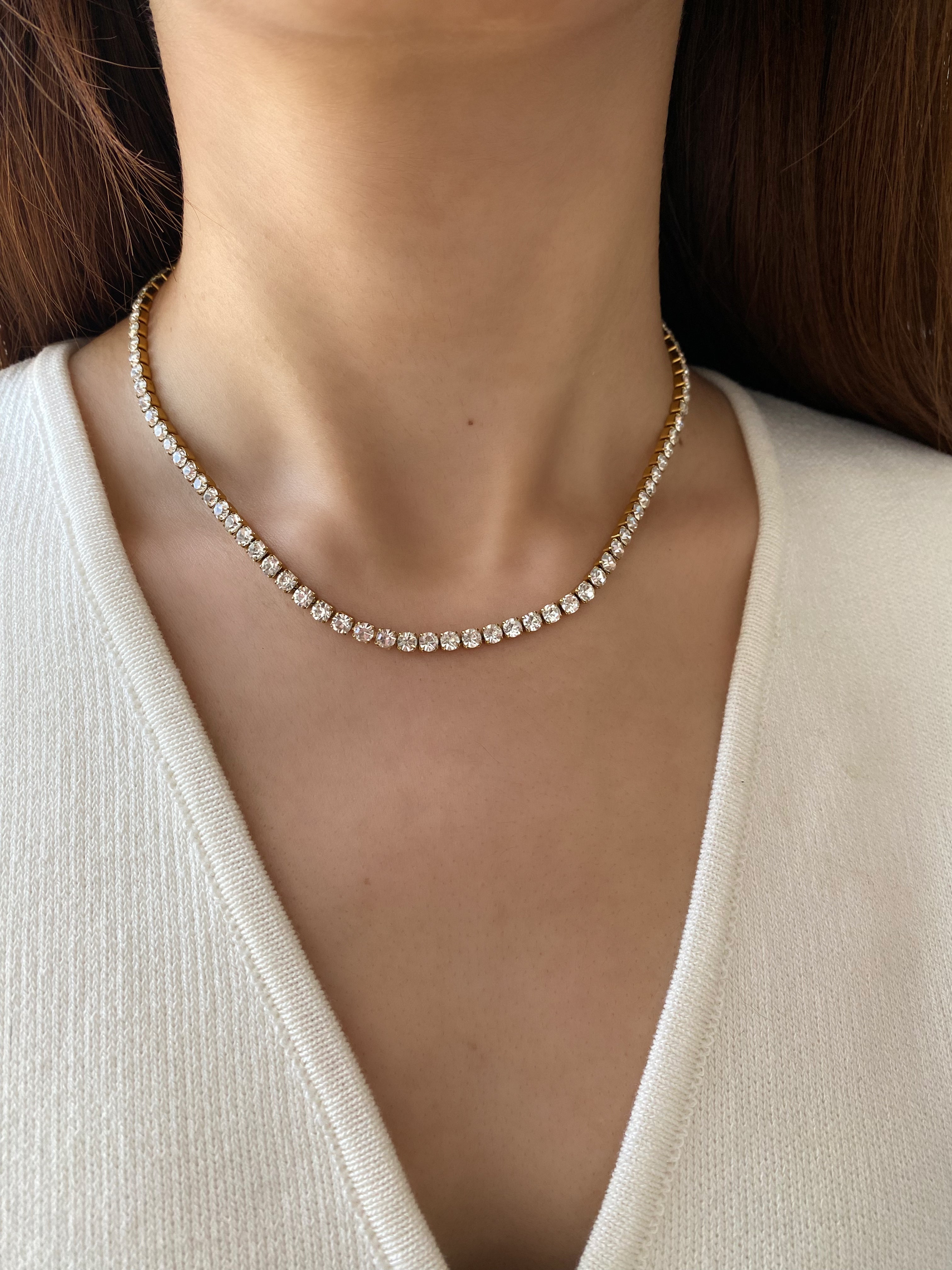 Tennis Choker Necklace