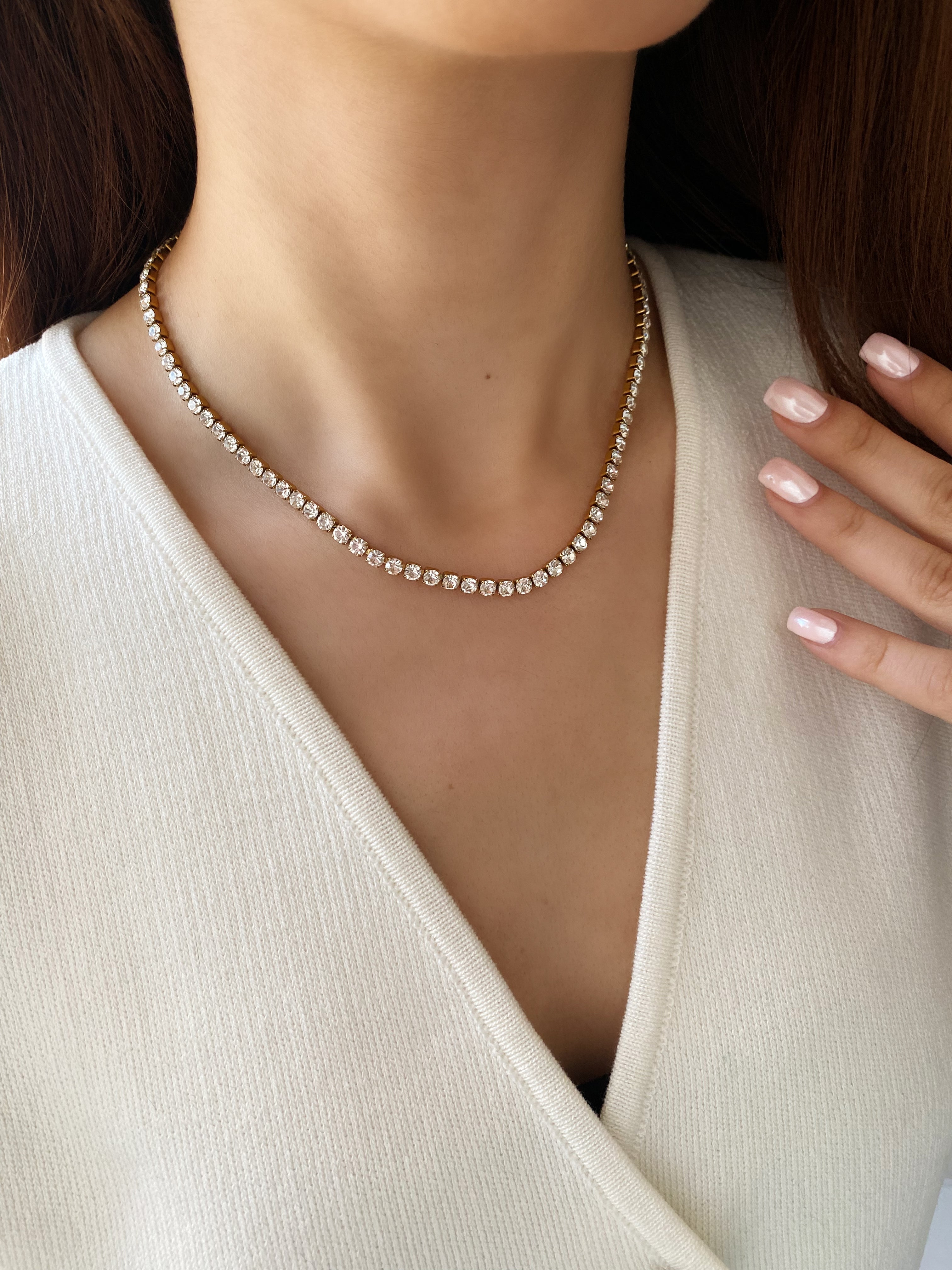 Tennis Choker Necklace