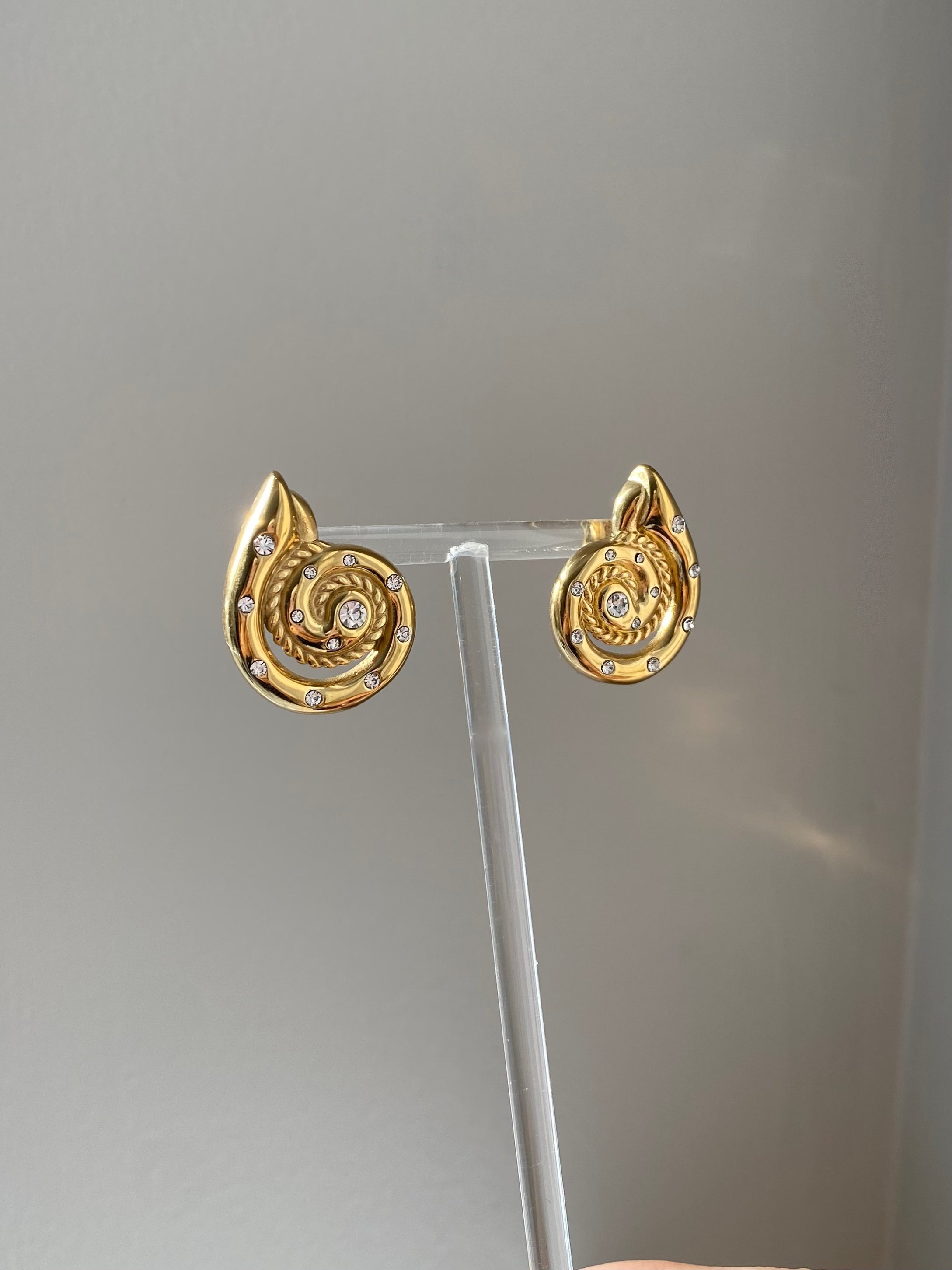 Bold Seashell Stud Earrings