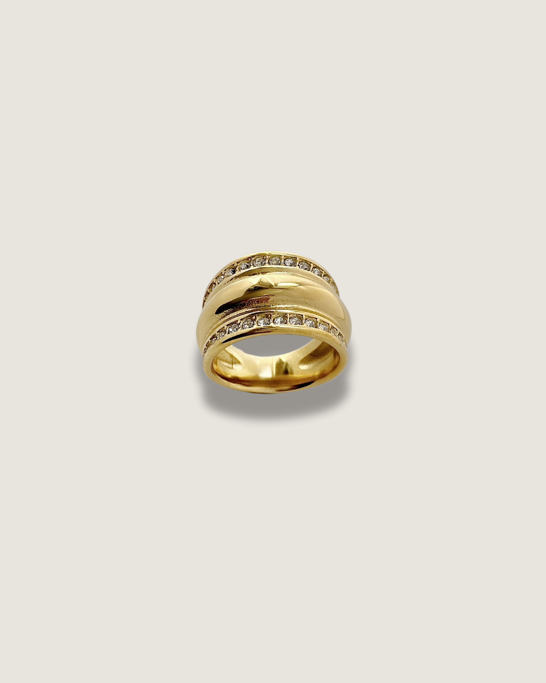 Chunky Bubble Zircon Ring