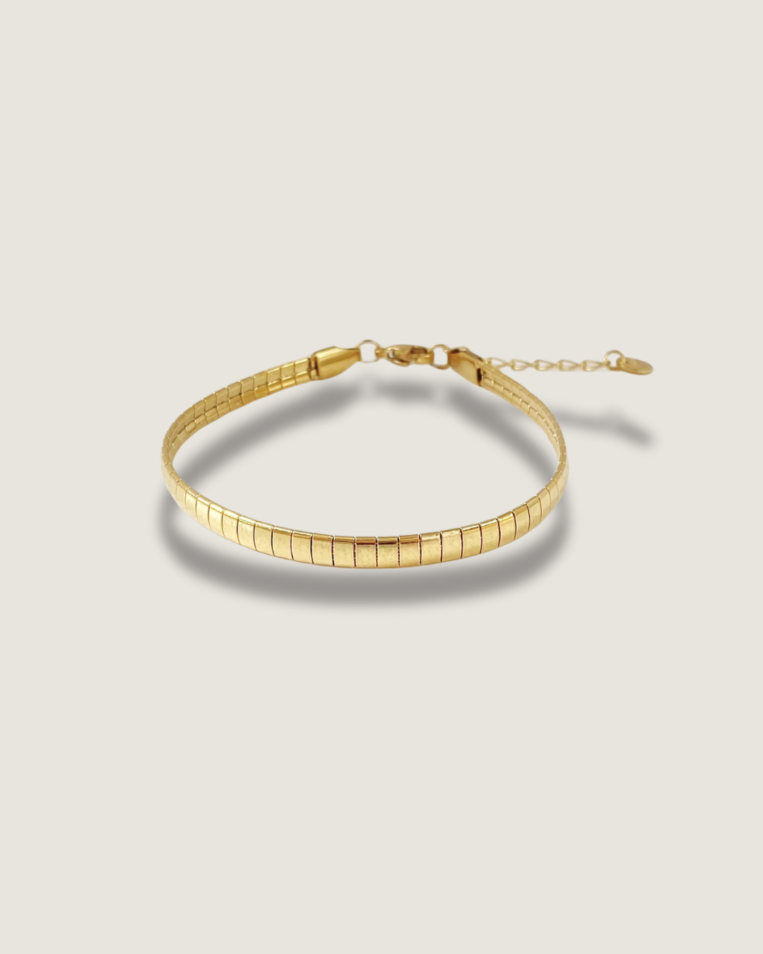 Flat Gold Bracelet