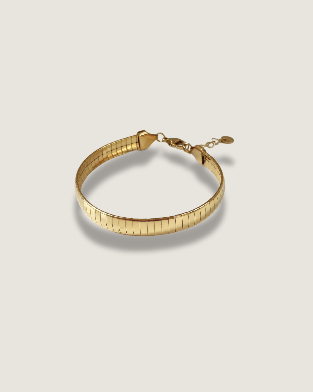 Flat Gold Bracelet