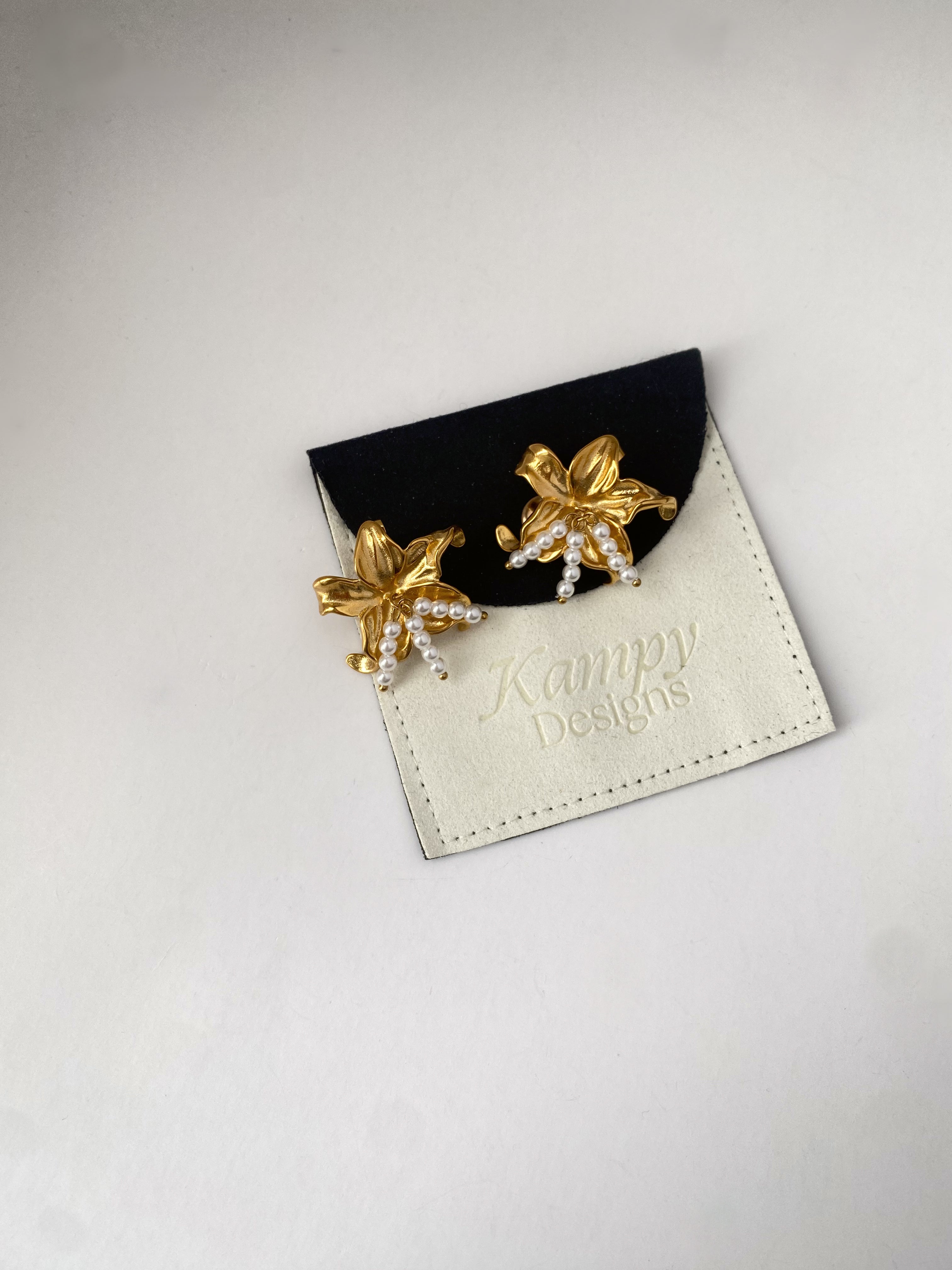 Hibiscus Flower Earrings
