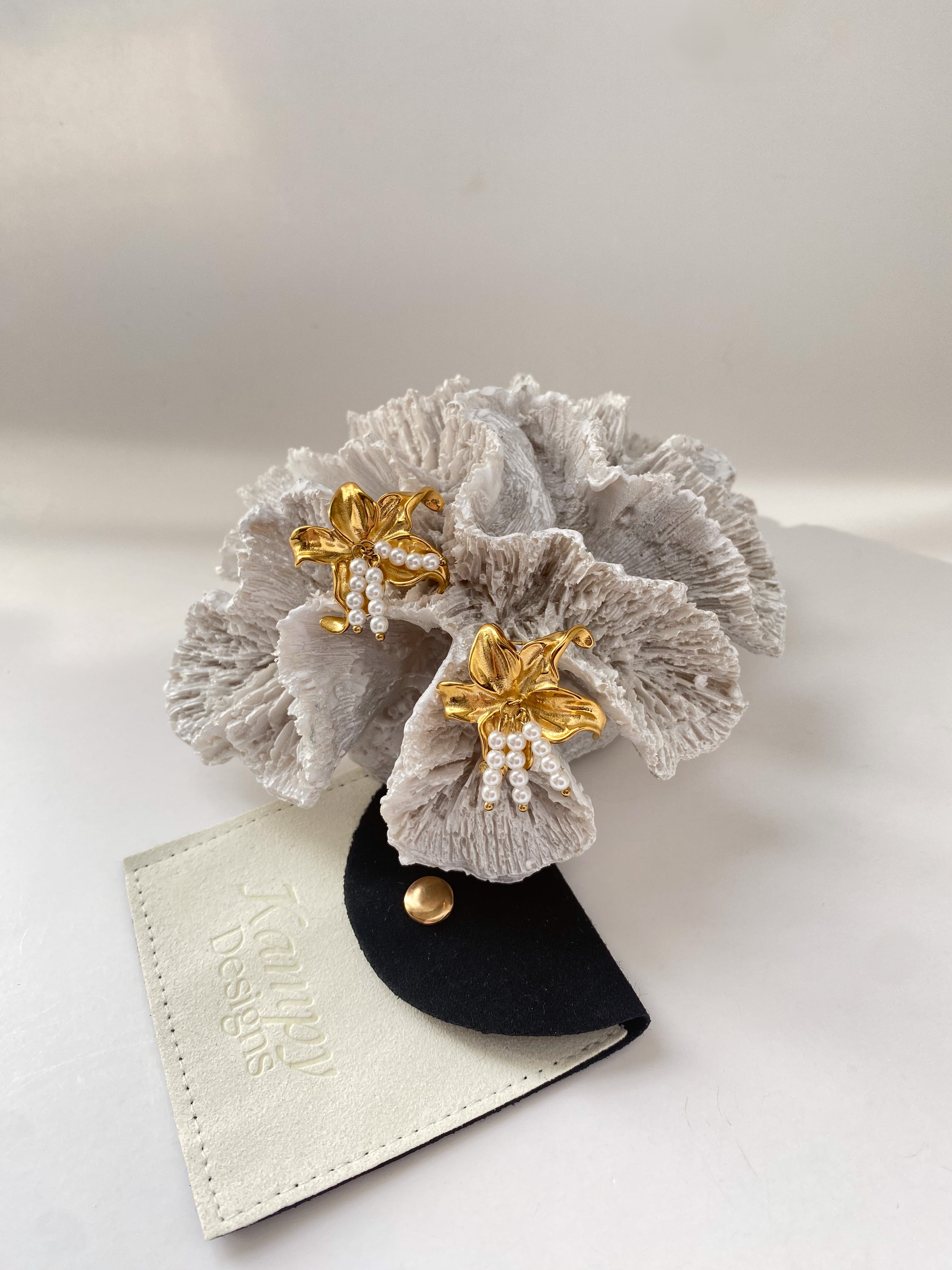 Hibiscus Flower Earrings
