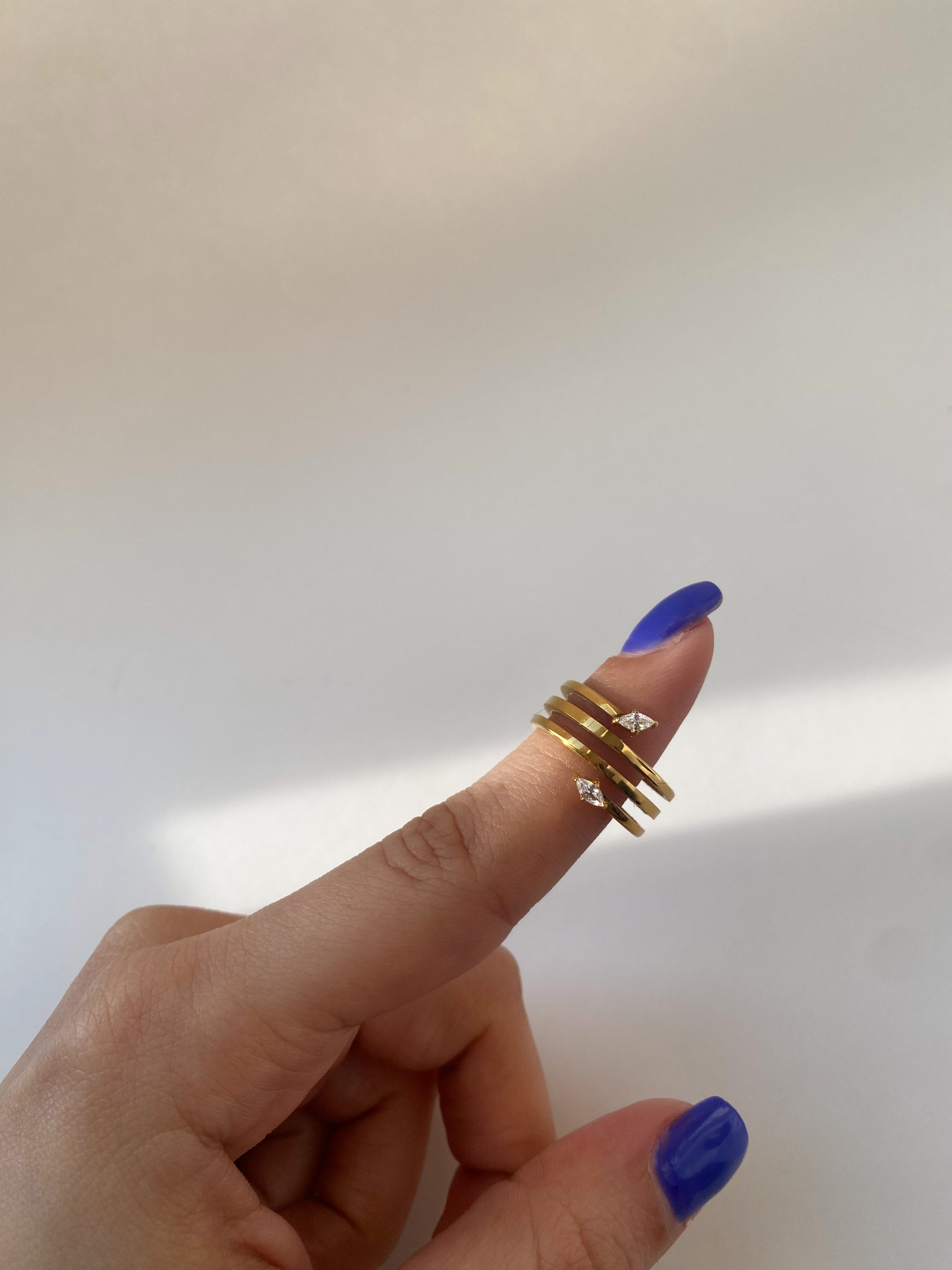 Serpentine Marquise Wrap Ring