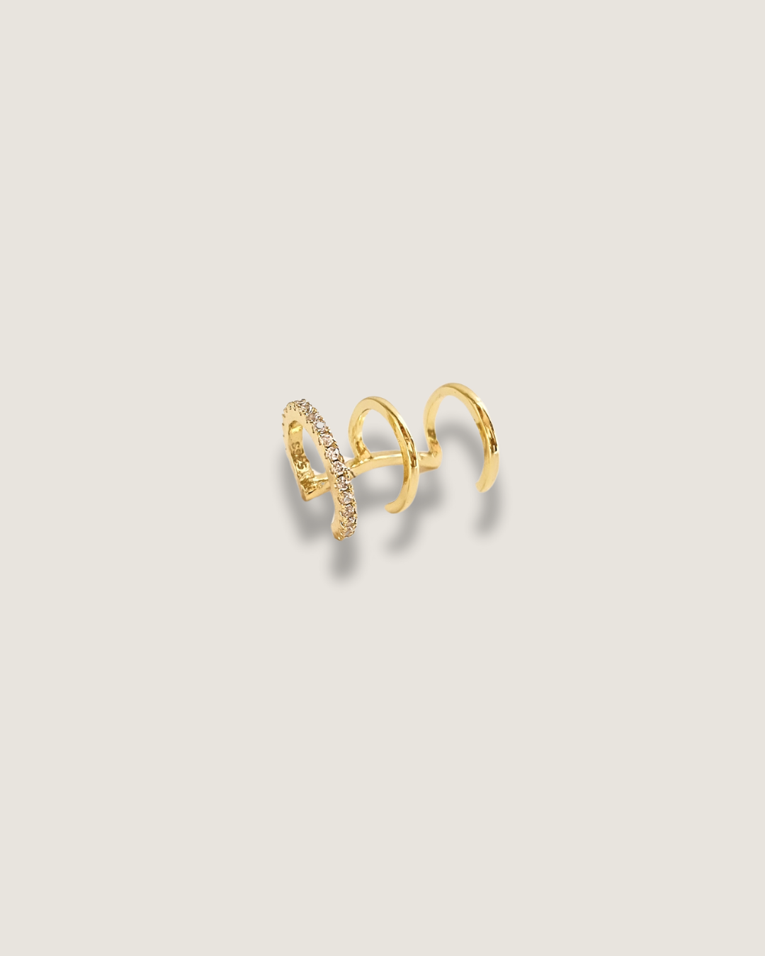 Triple Hoop Ear Cuffs