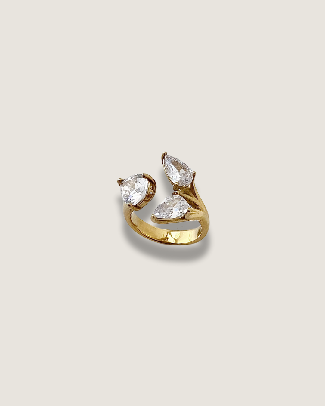 Floral Vine Statement Ring