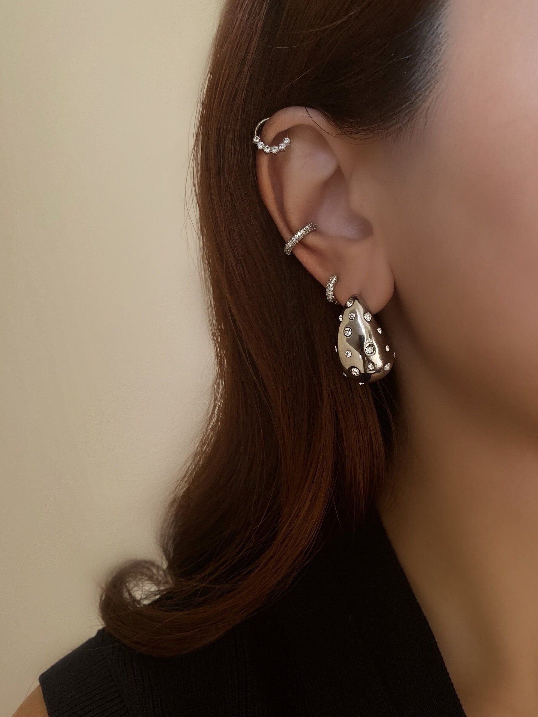 Diamond Teardrop Earrings