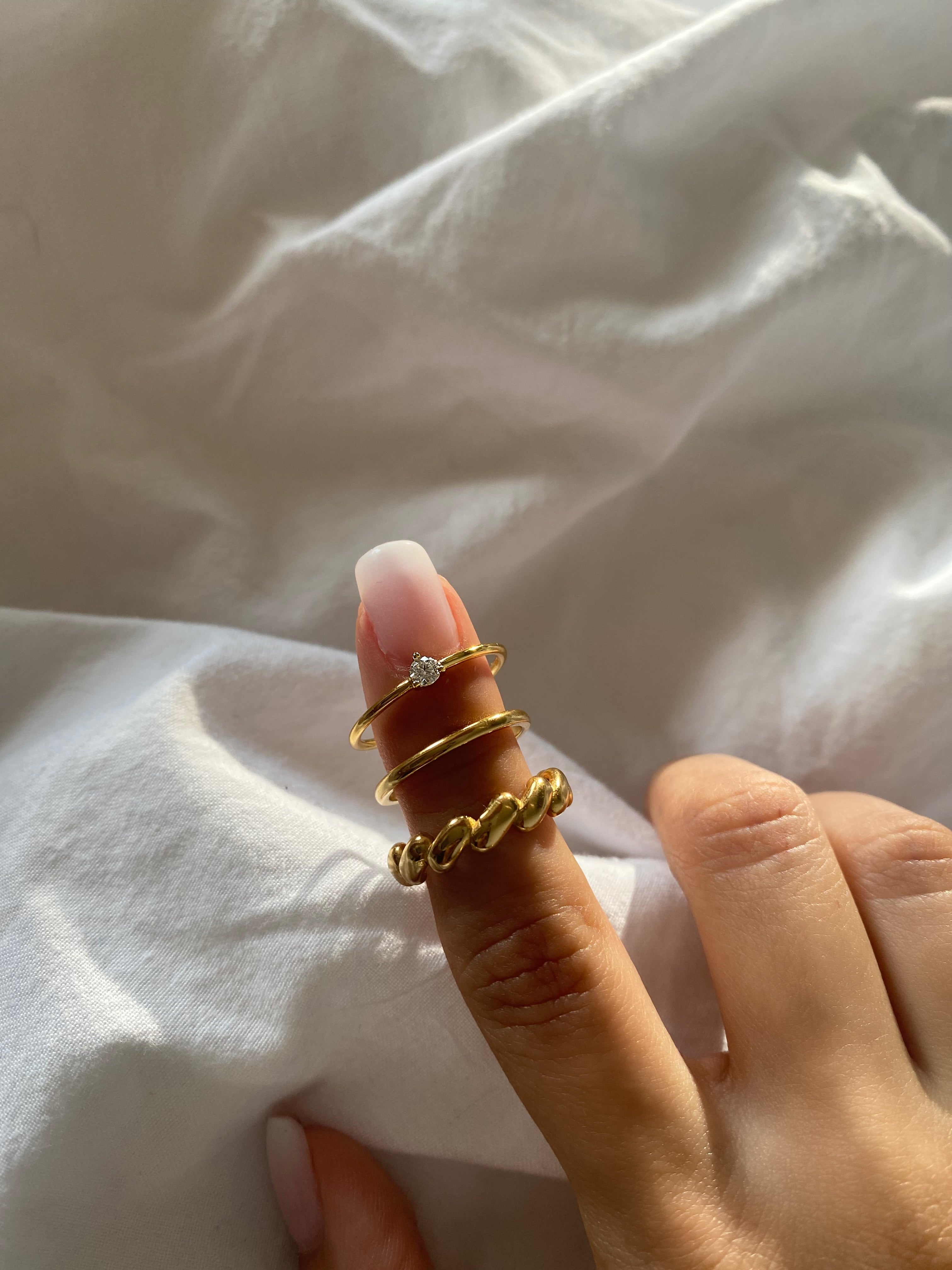 Gold Coil Ring