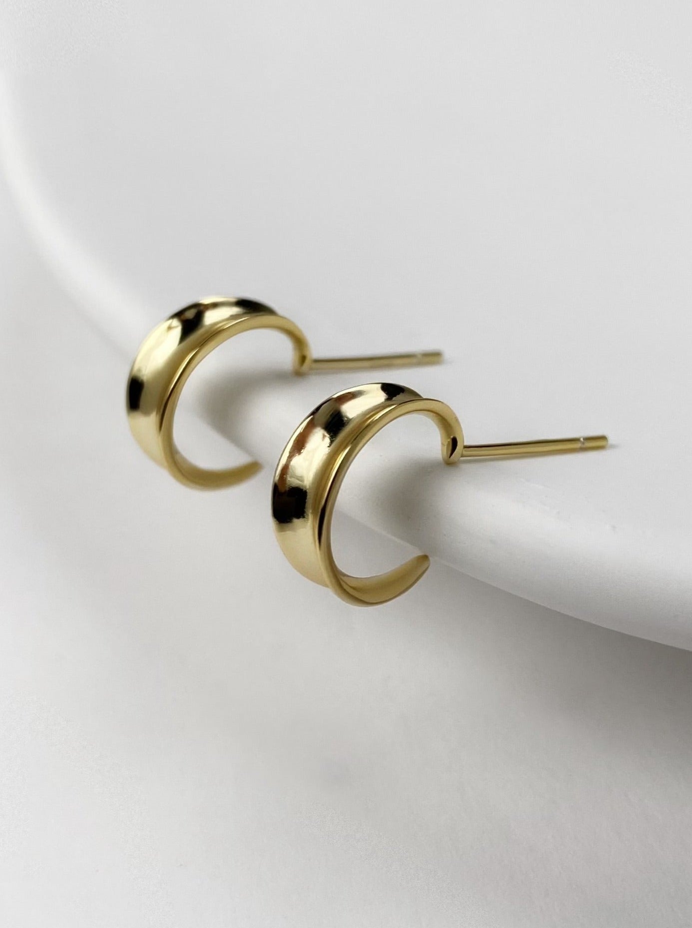 Tiny Gold Hoop Earrings