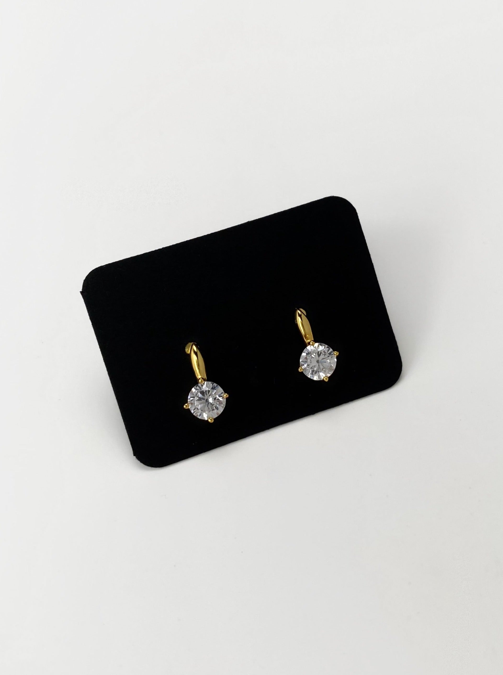 Tiny Diamond Stud Earrings