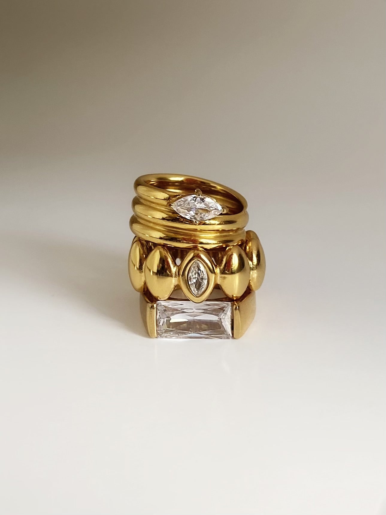 Gold Wave Ring