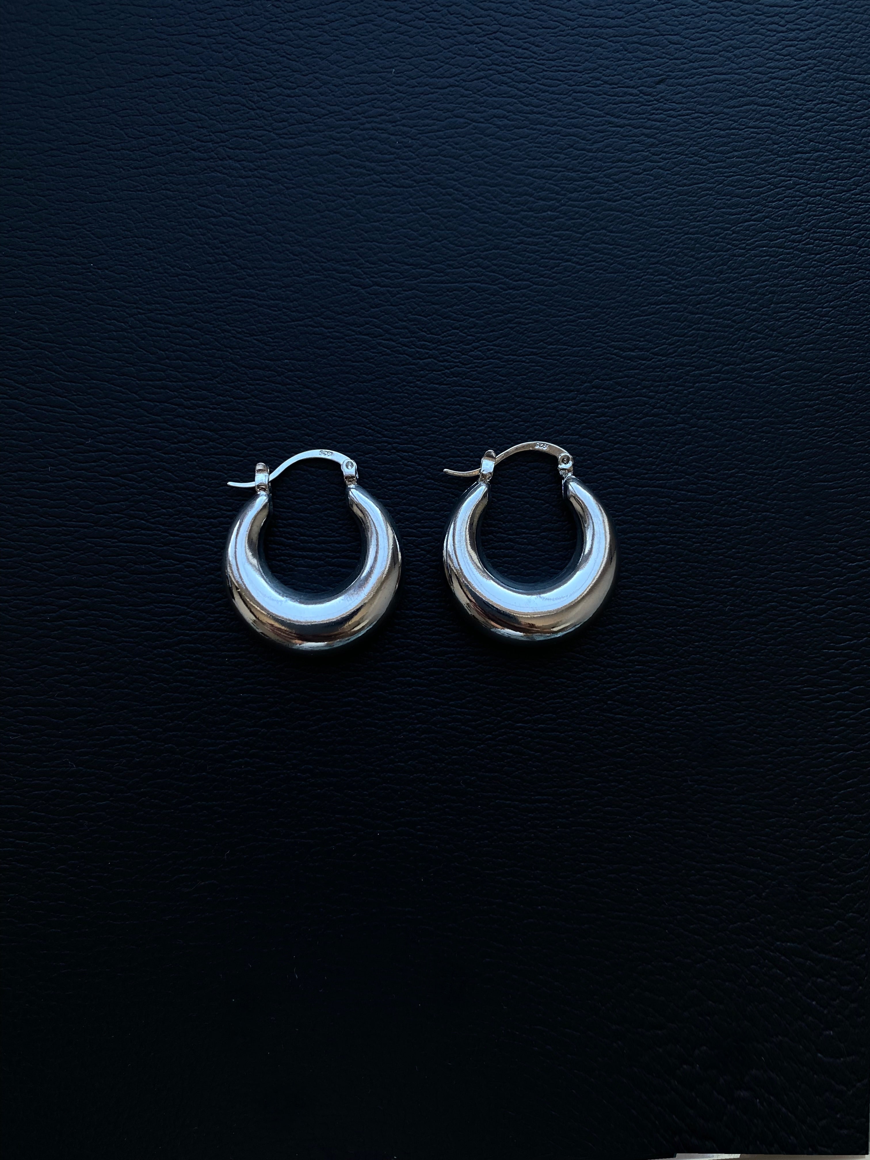 Chunky Hoop Earrings