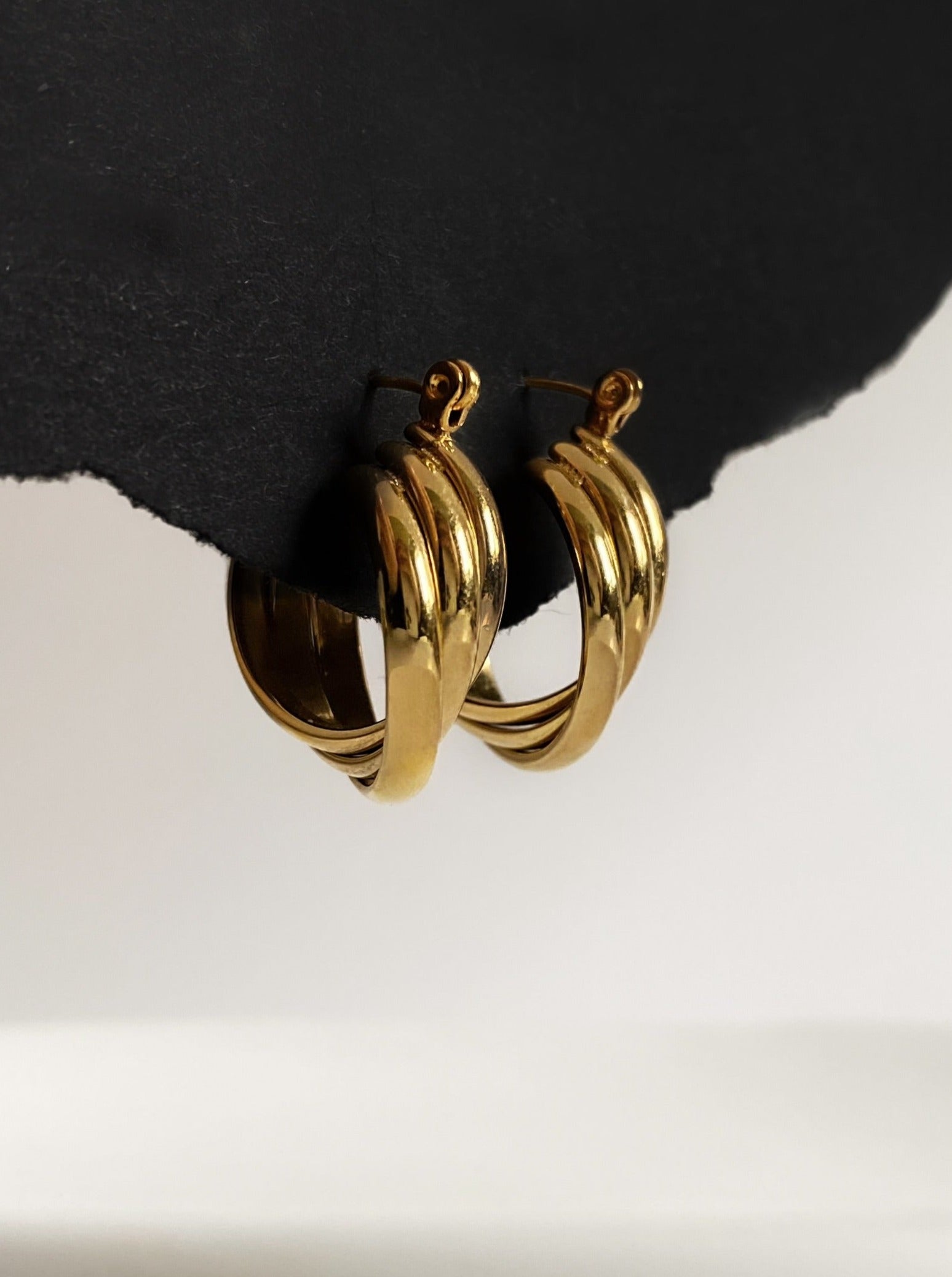 Triple Hoop Earrings