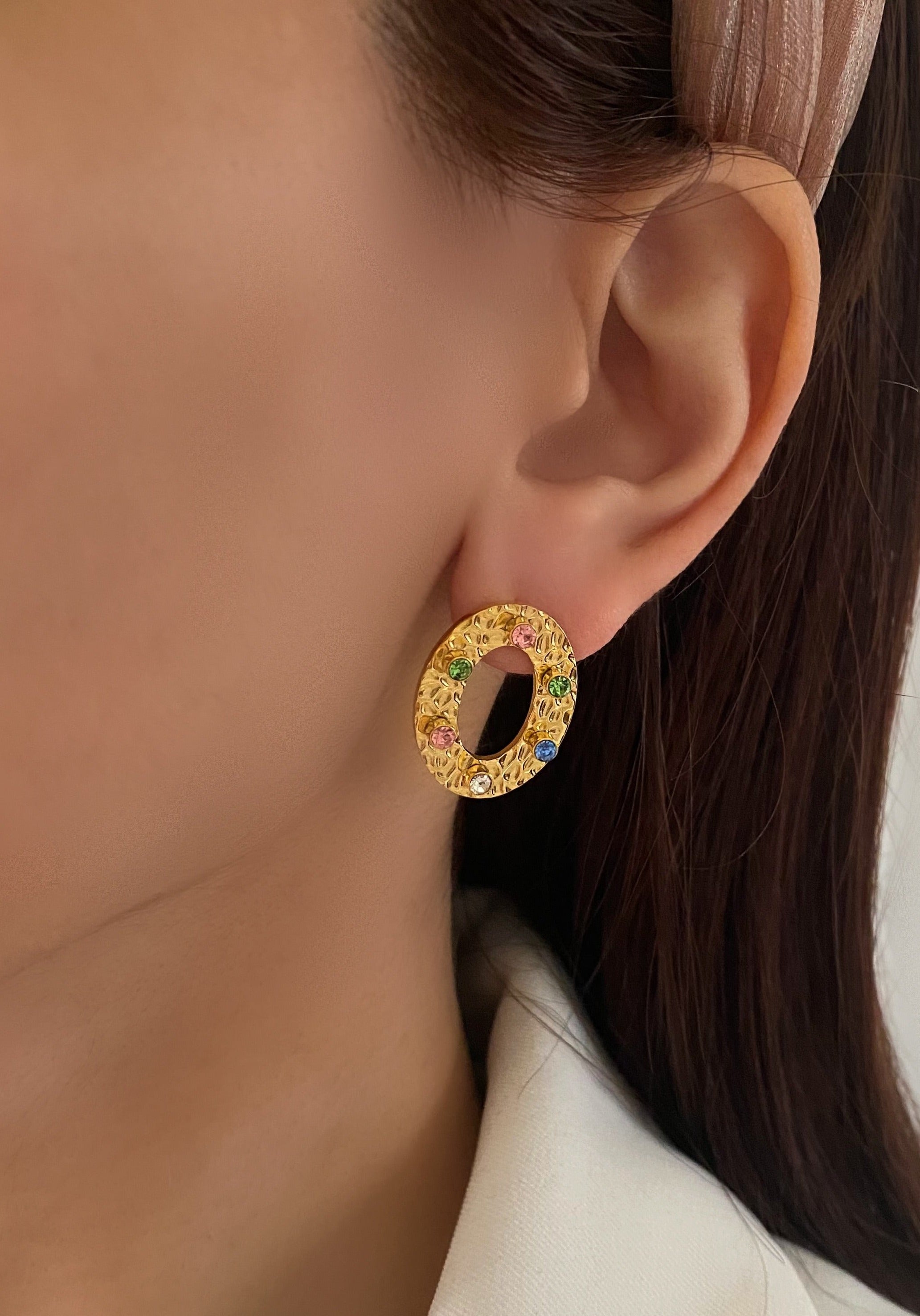 Vintage Circle Earrings