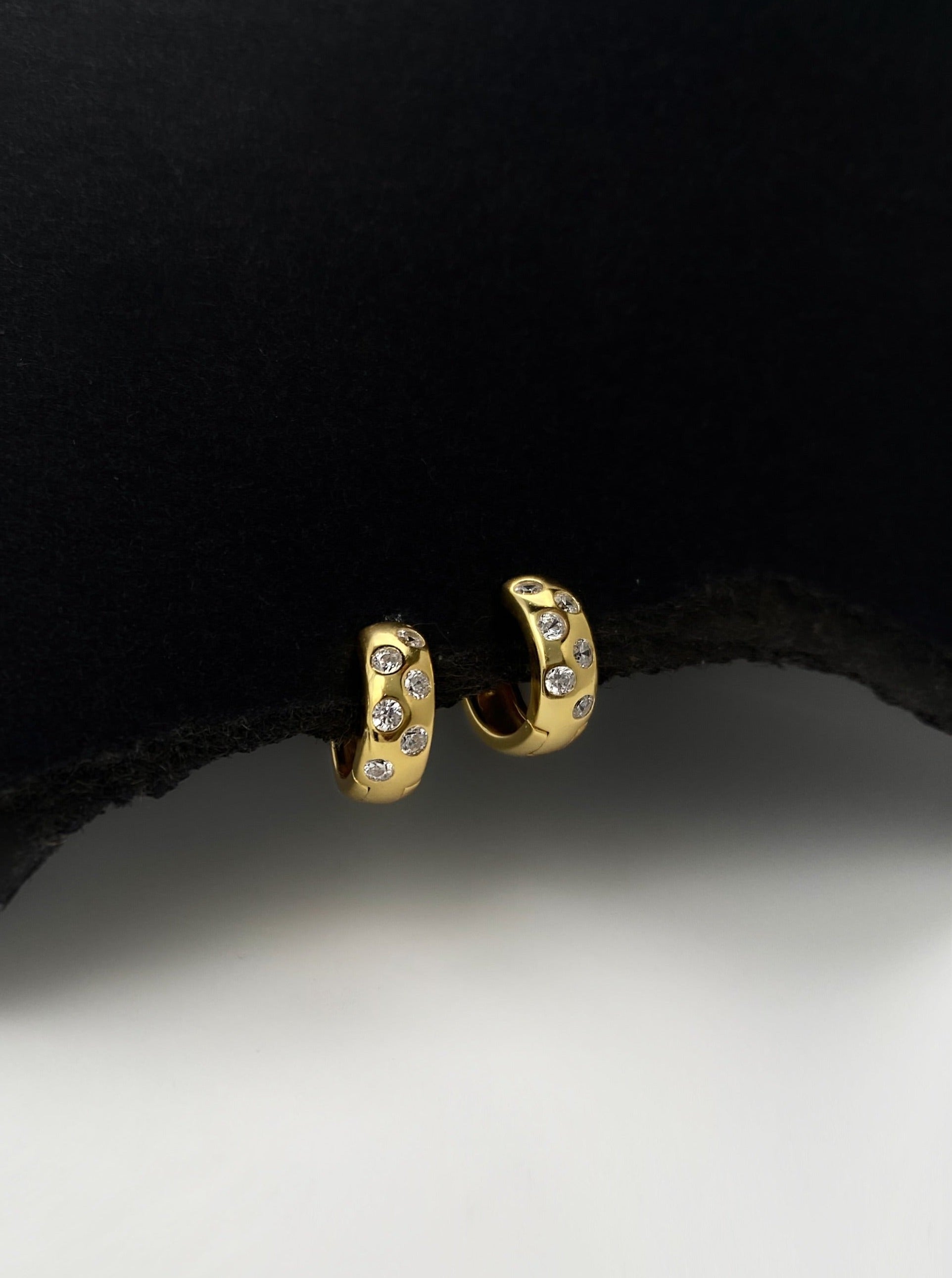 Tiny Gold Hoops