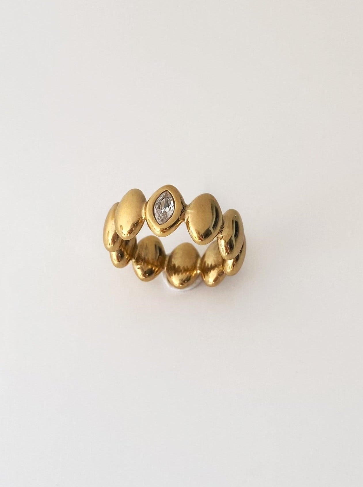 Gold Wave Ring