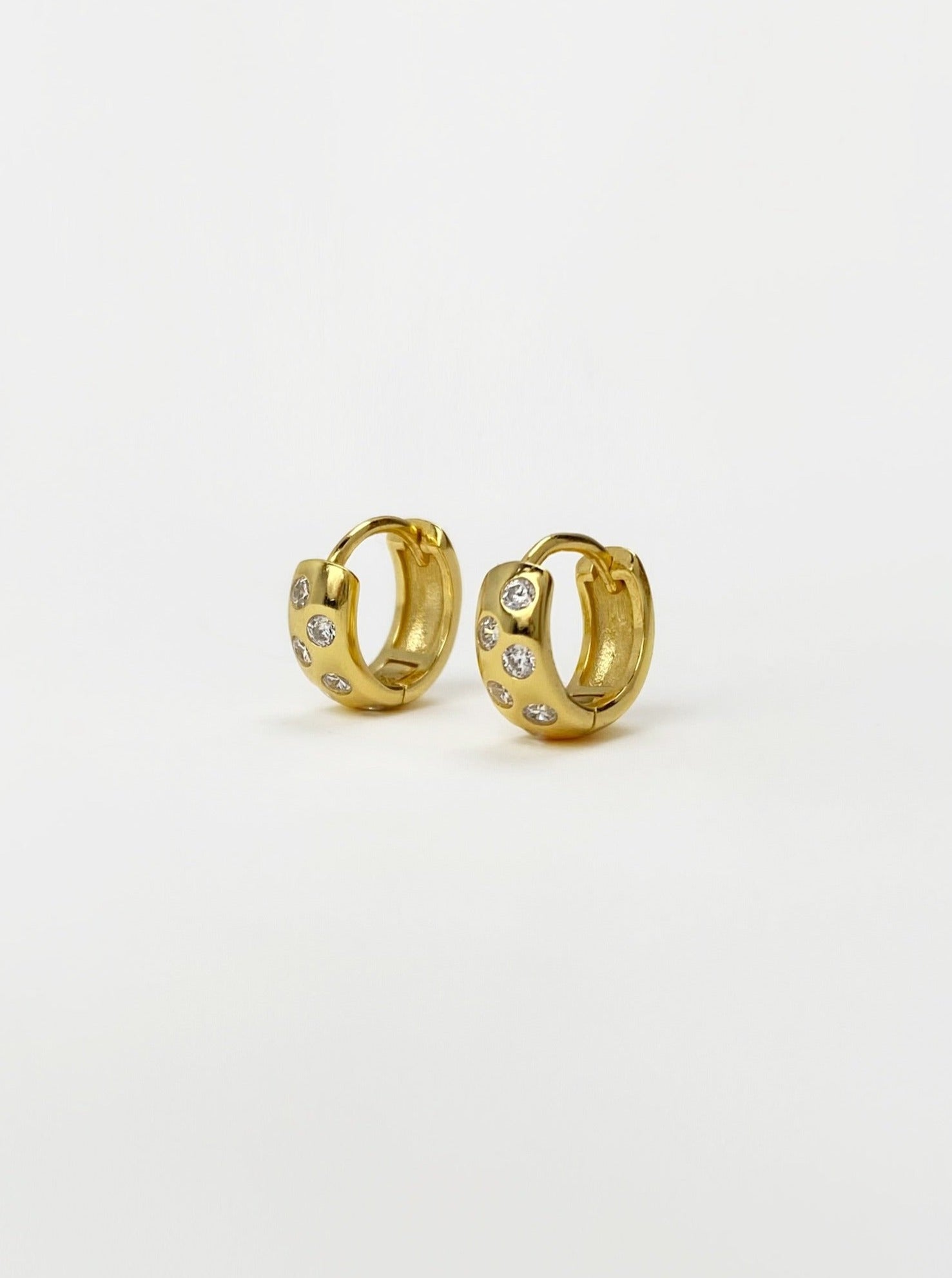 Tiny Gold Hoops