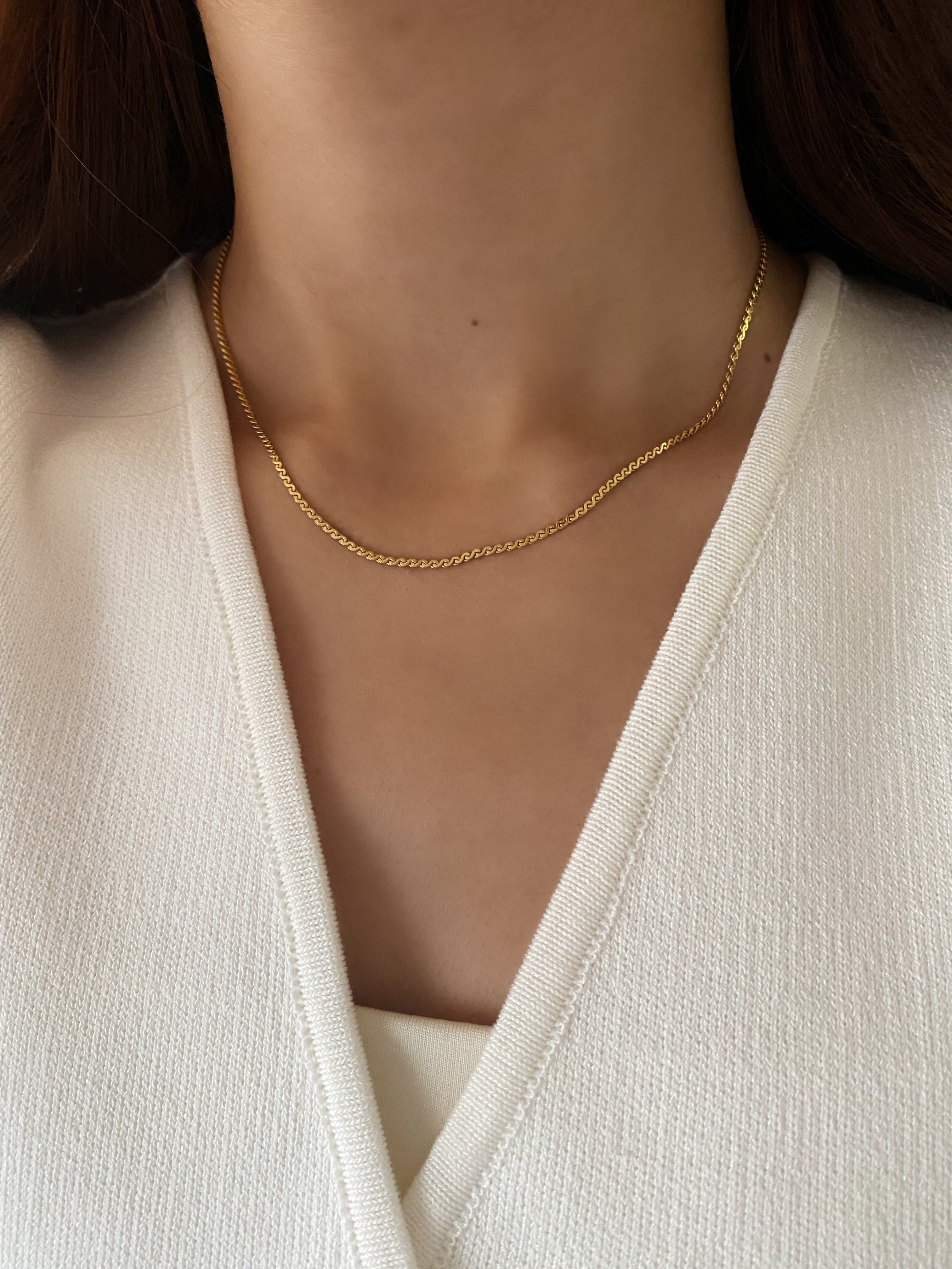 Thin Gold Necklace