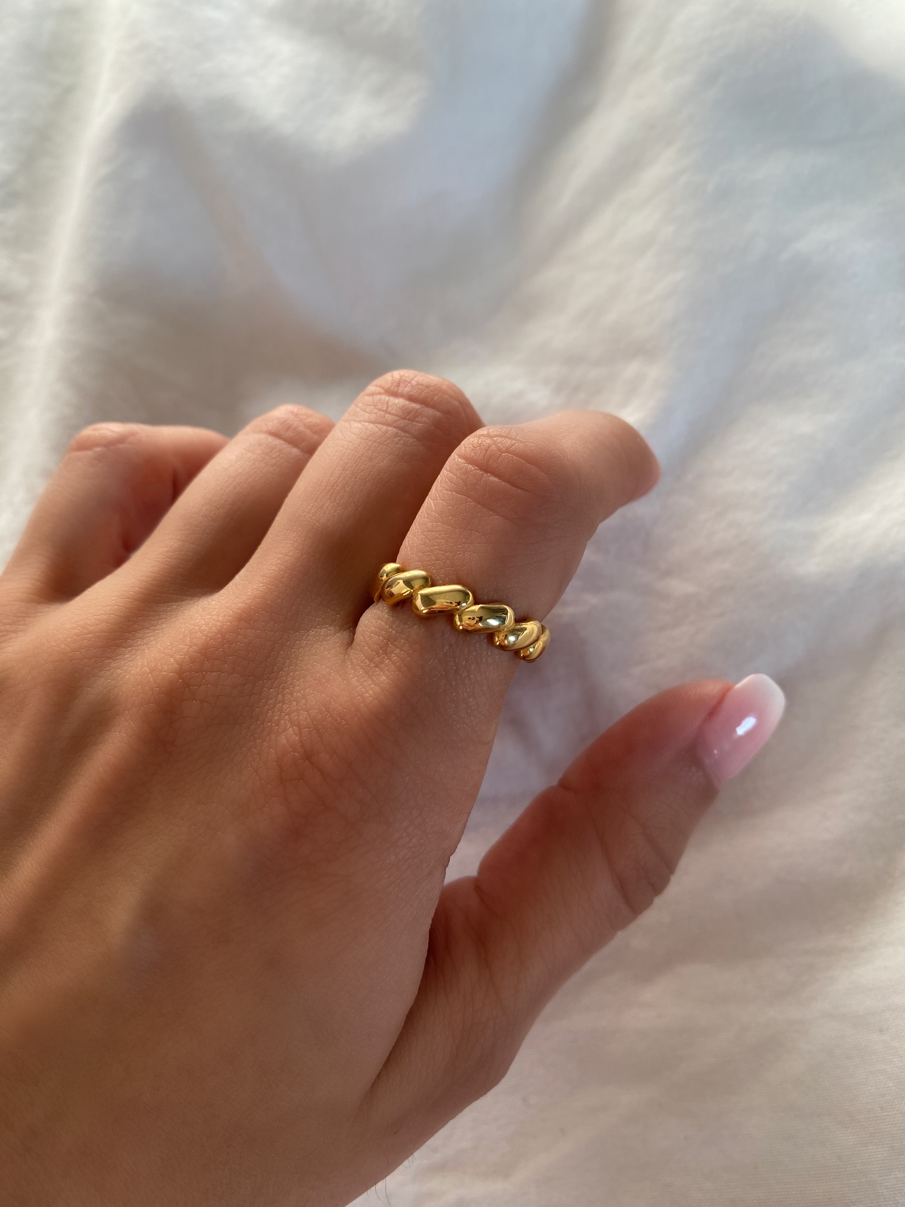 Gold Coil Ring