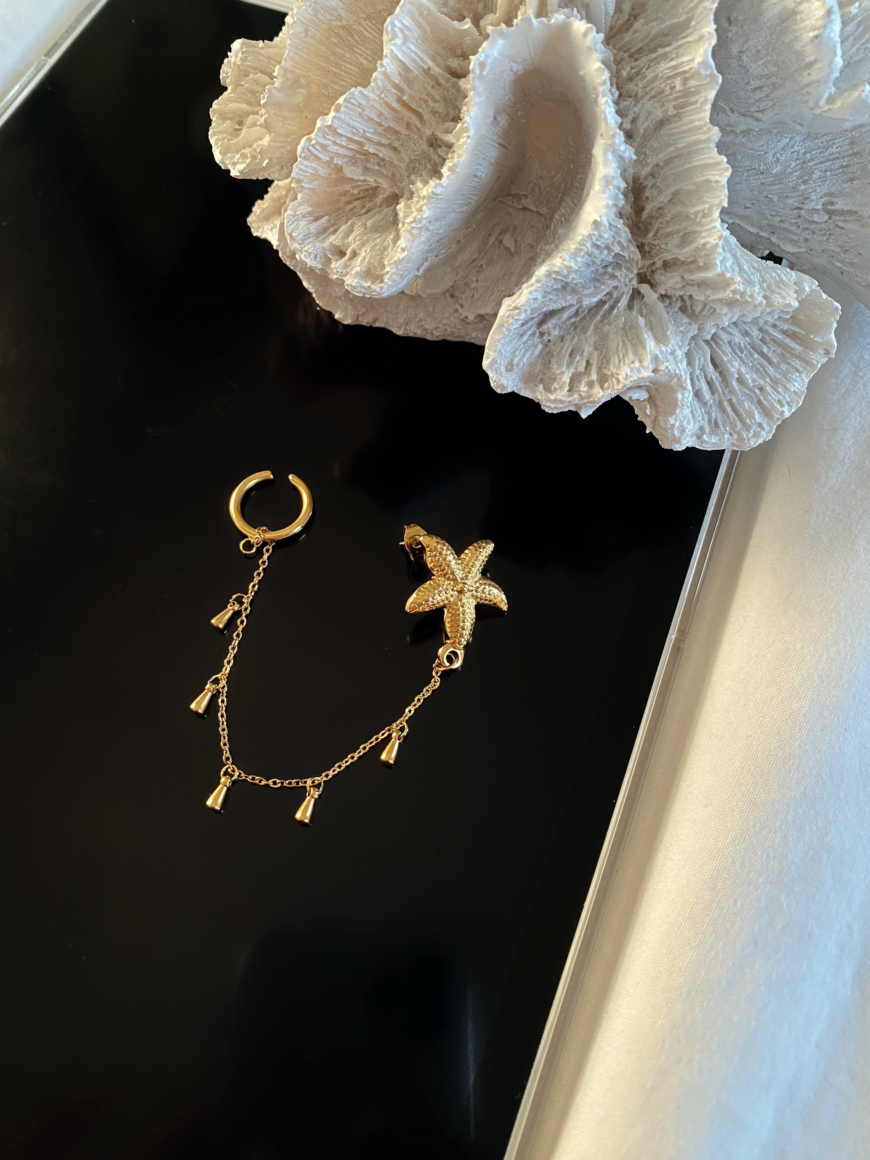 Starfish Ear Cuff Earrings