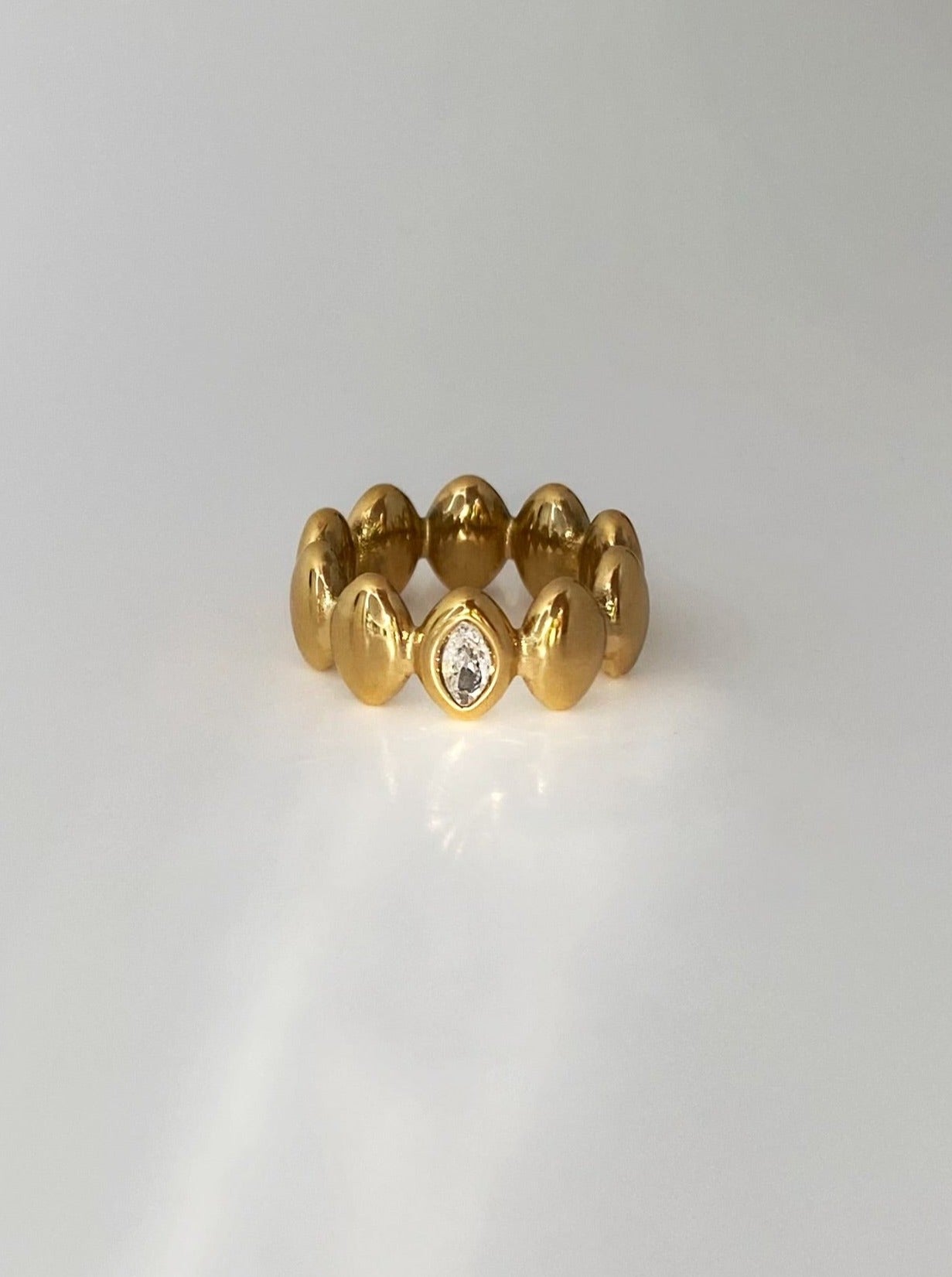 Gold Wave Ring