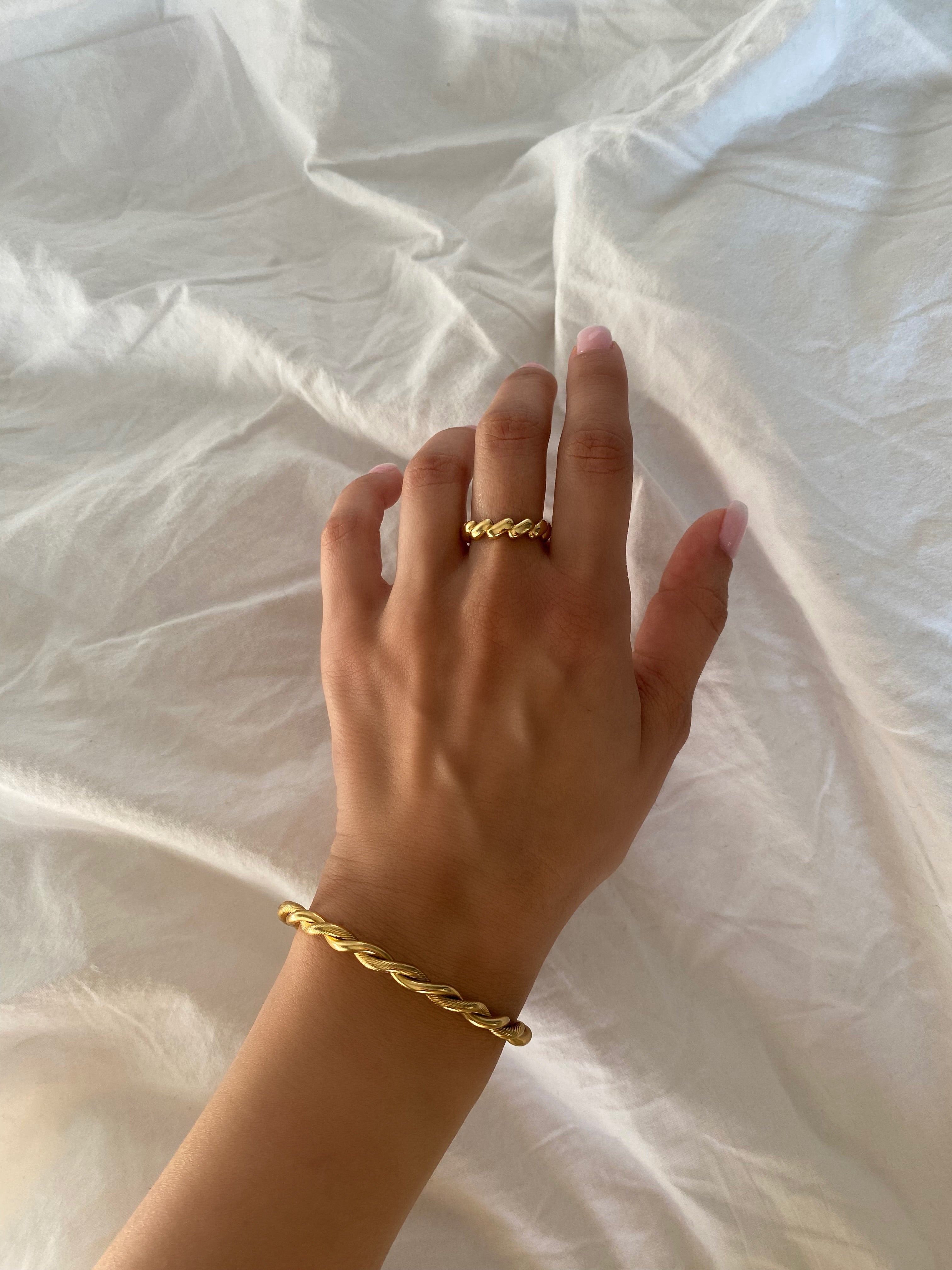 Gold Coil Ring