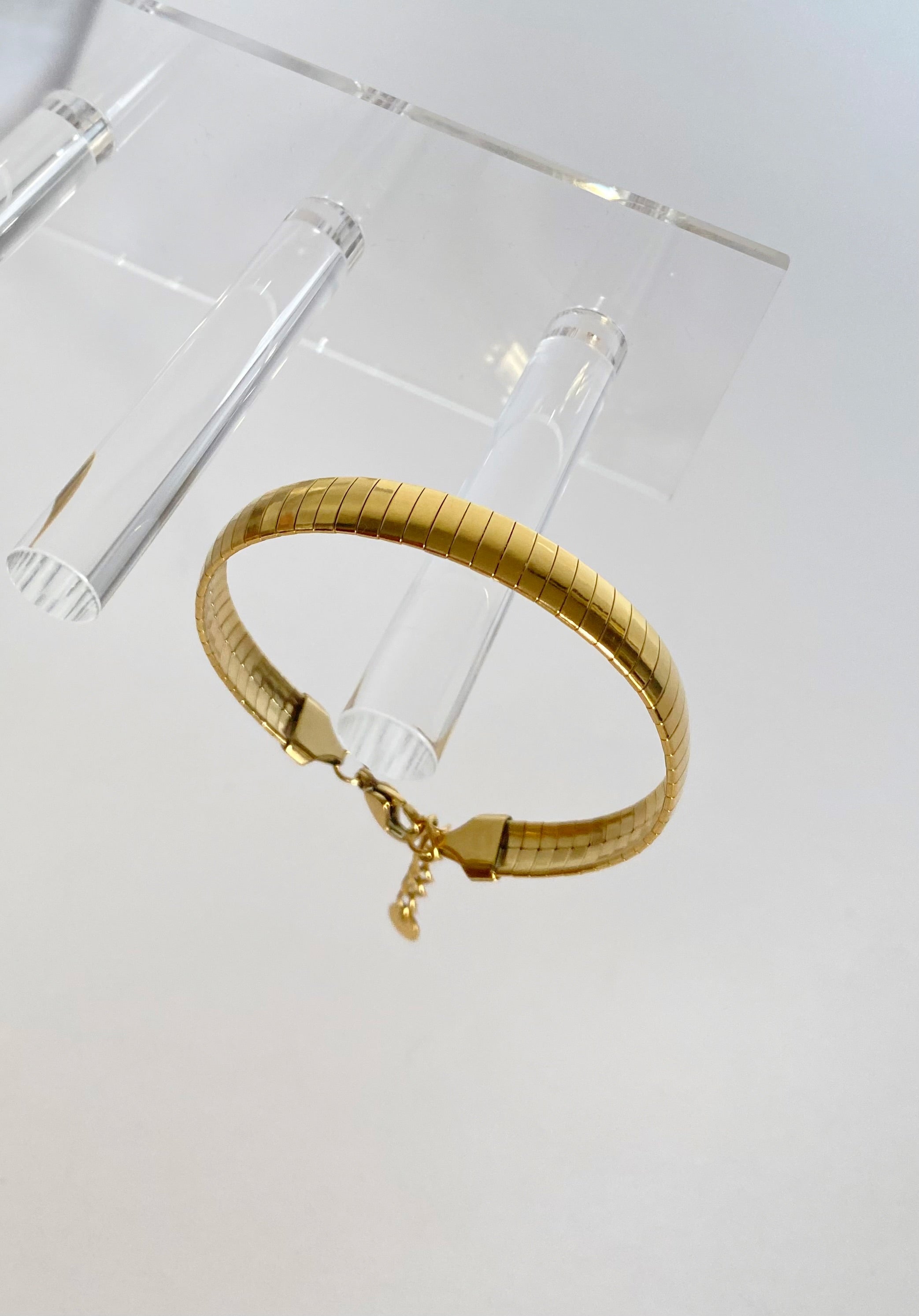 Flat Gold Bracelet Bangle