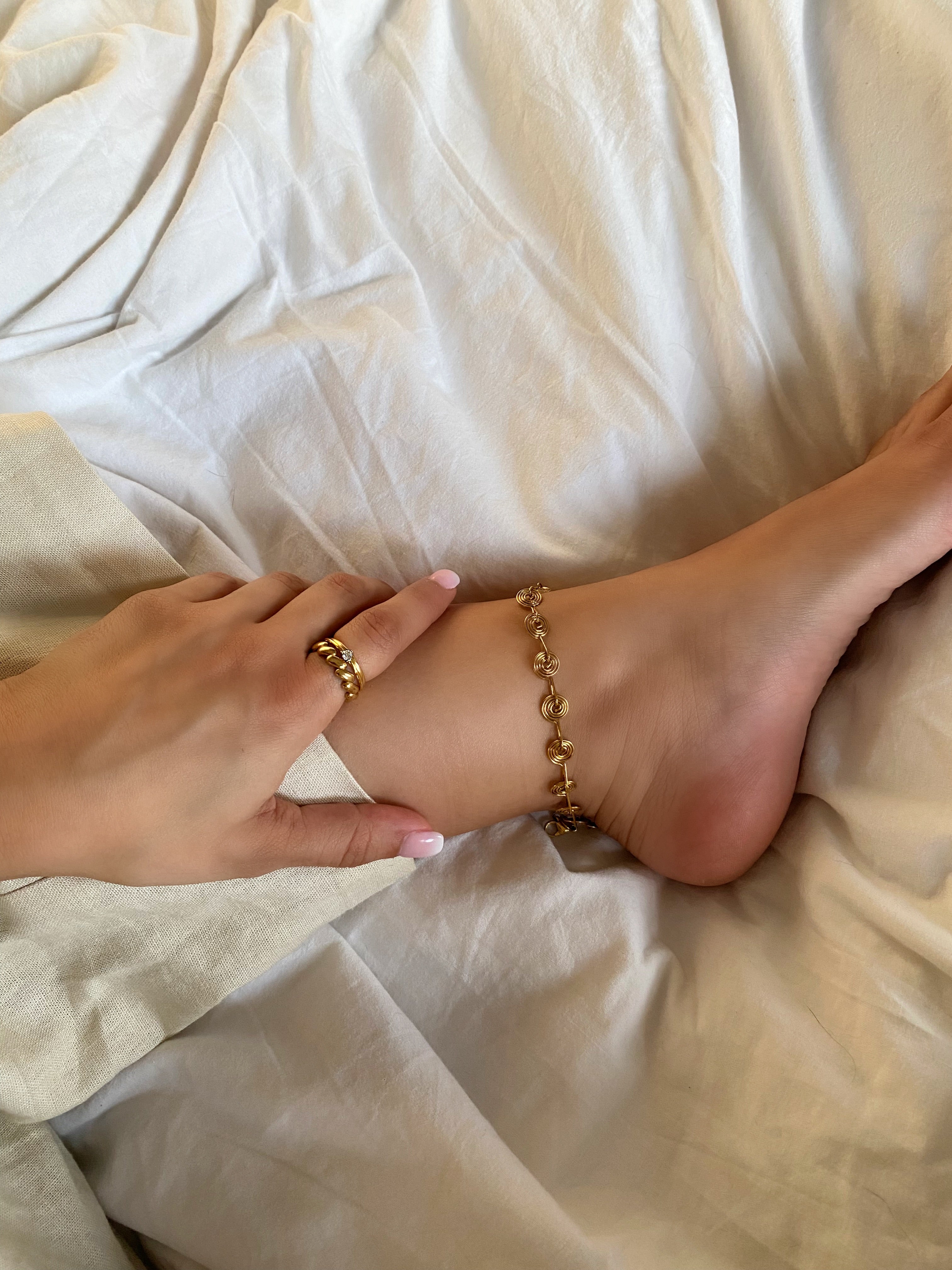 Coil Chain Anklet