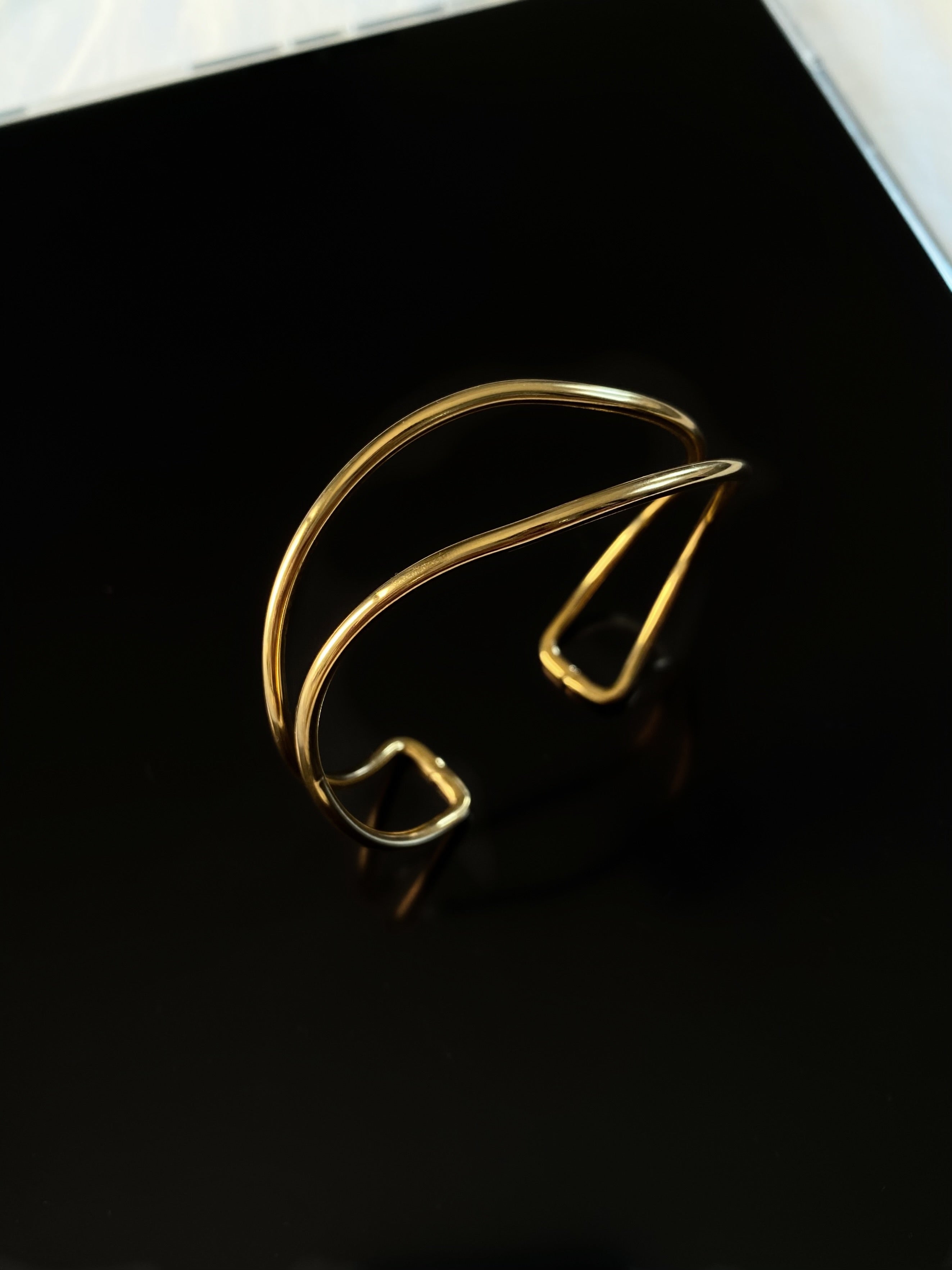 Thin Gold Cuff Bracelet