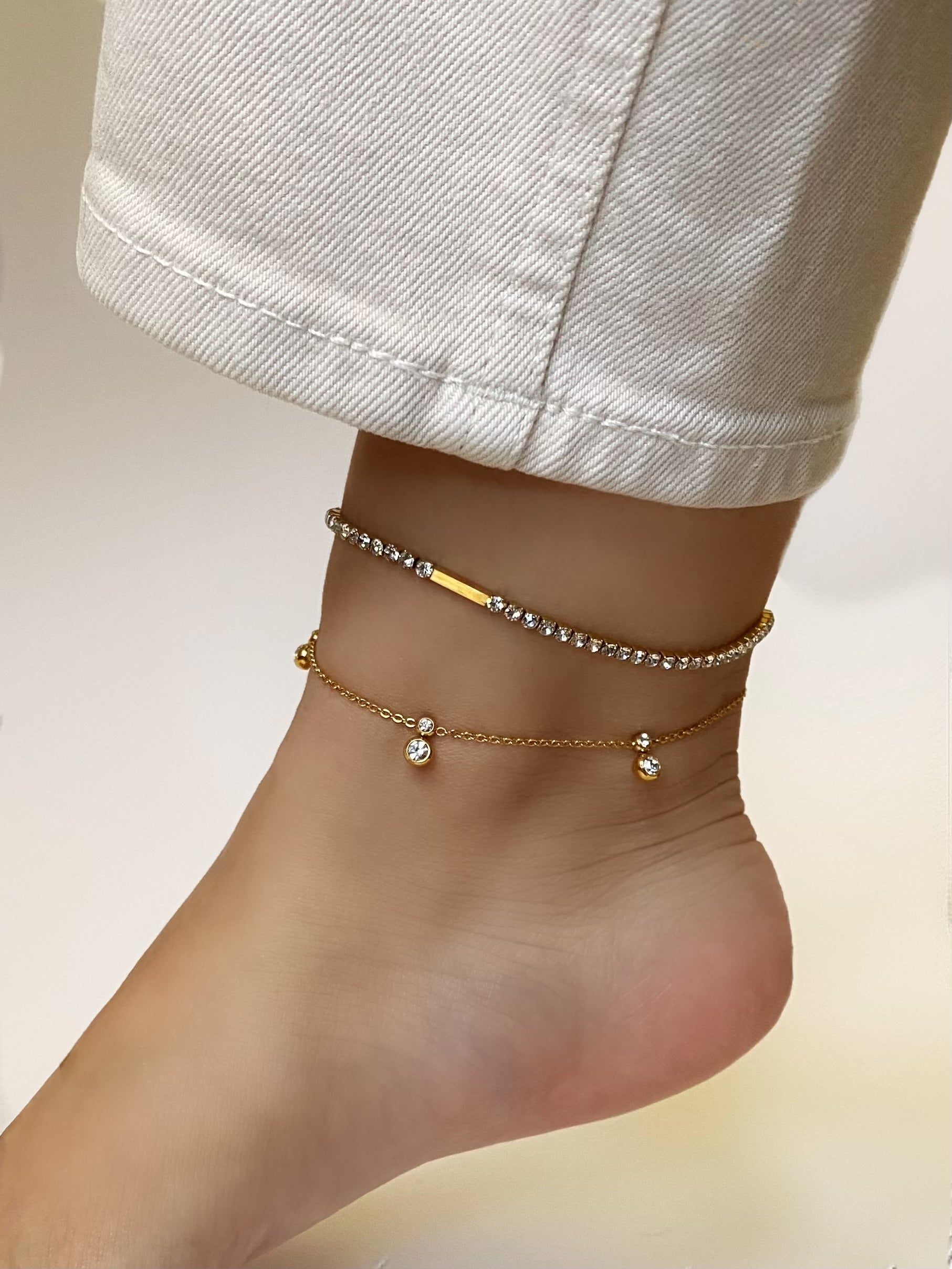 Diamond Chain Anklet