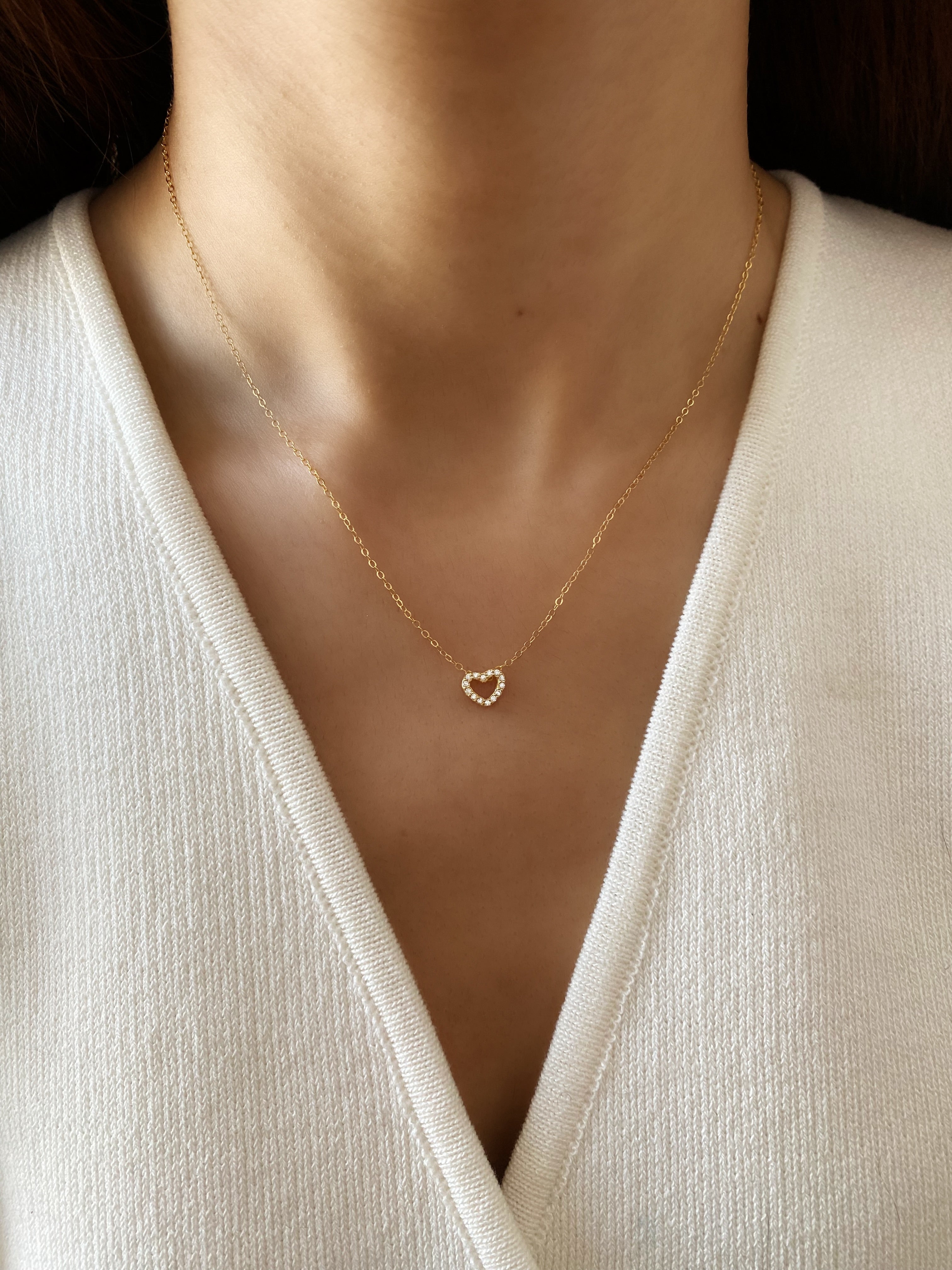 Diamond Heart Necklace