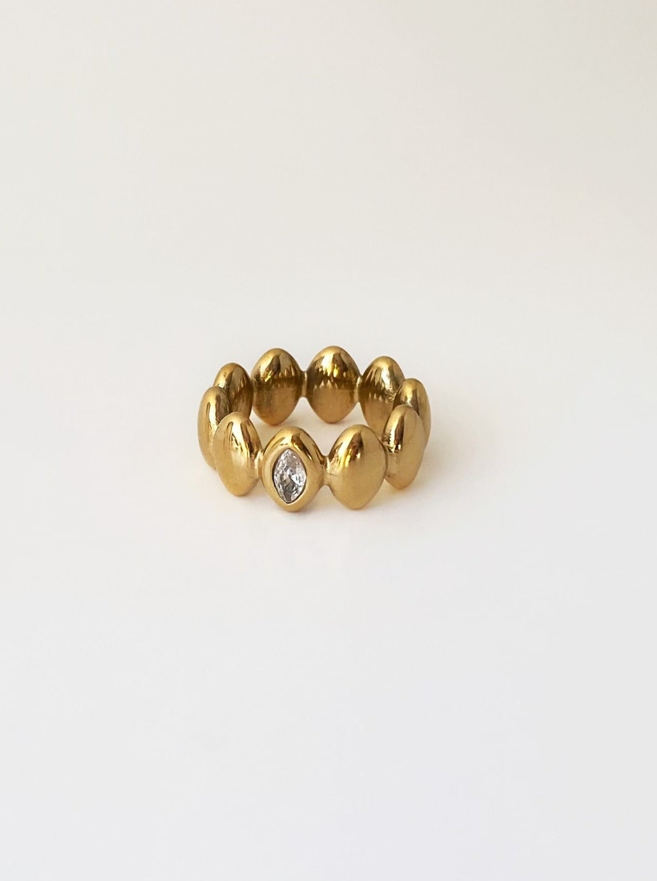 Gold Wave Ring