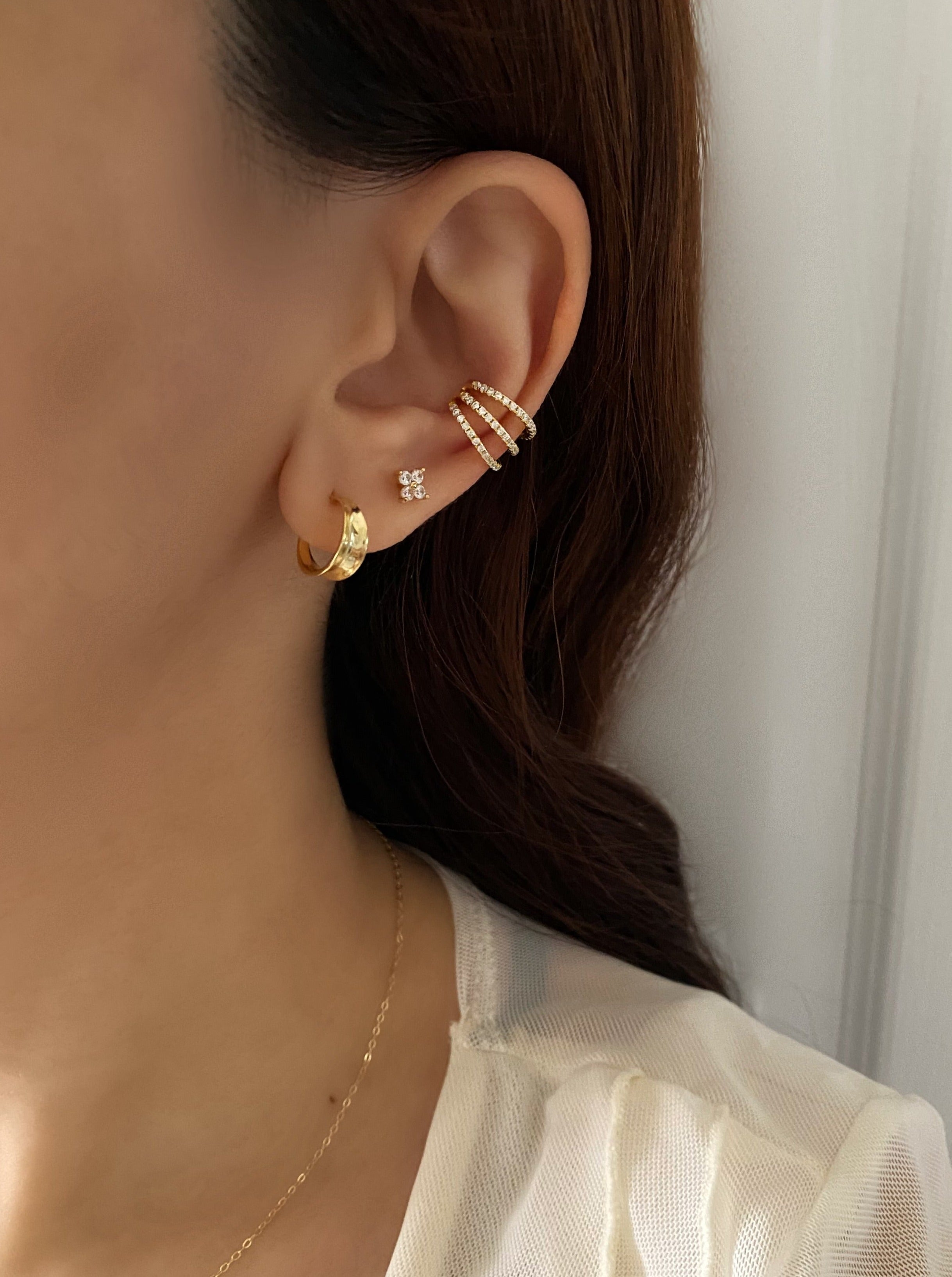 Tiny Gold Hoop Earrings