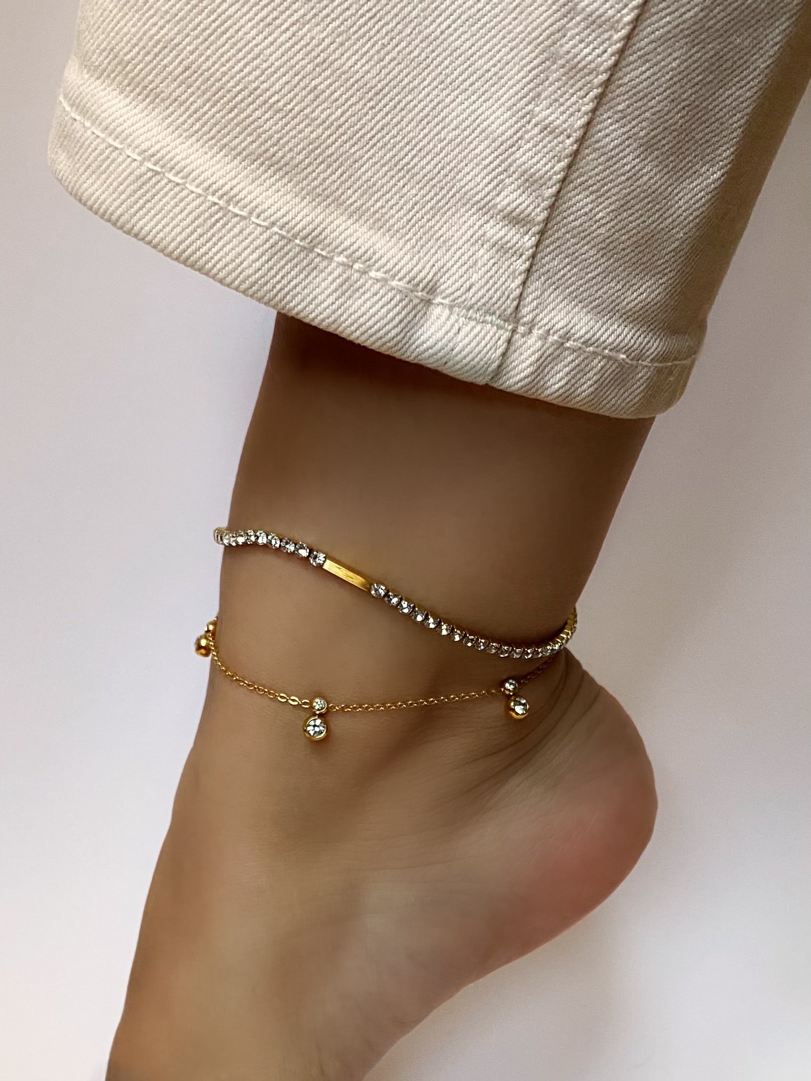 Diamond Chain Anklet