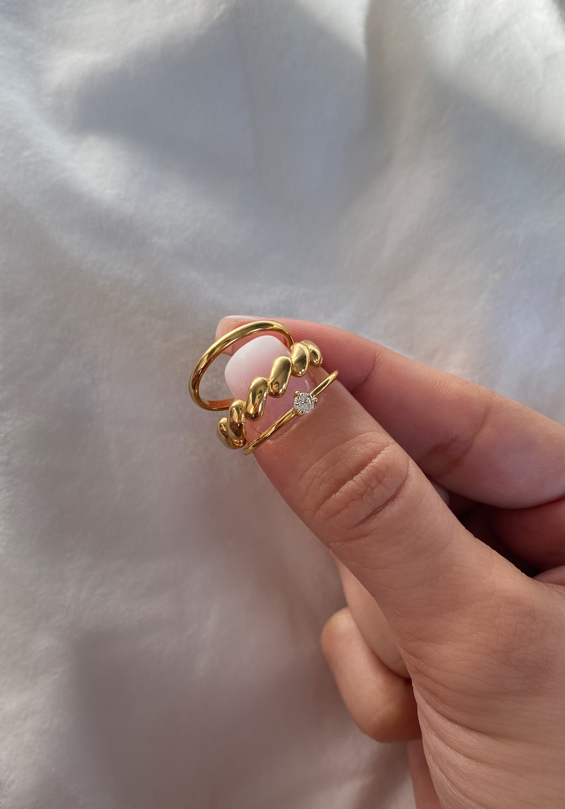 Thin Gold Band Ring