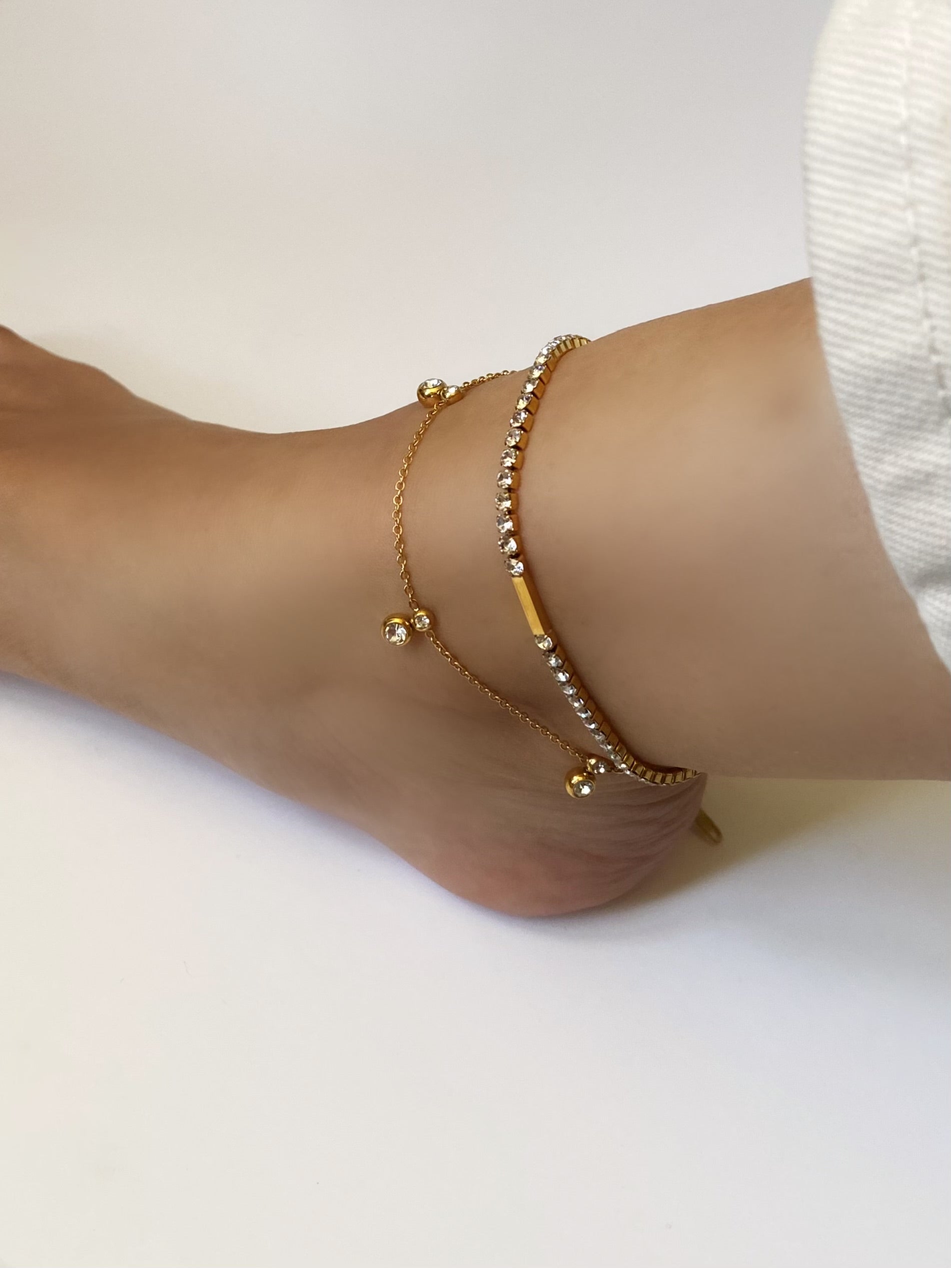 Diamond Chain Anklet