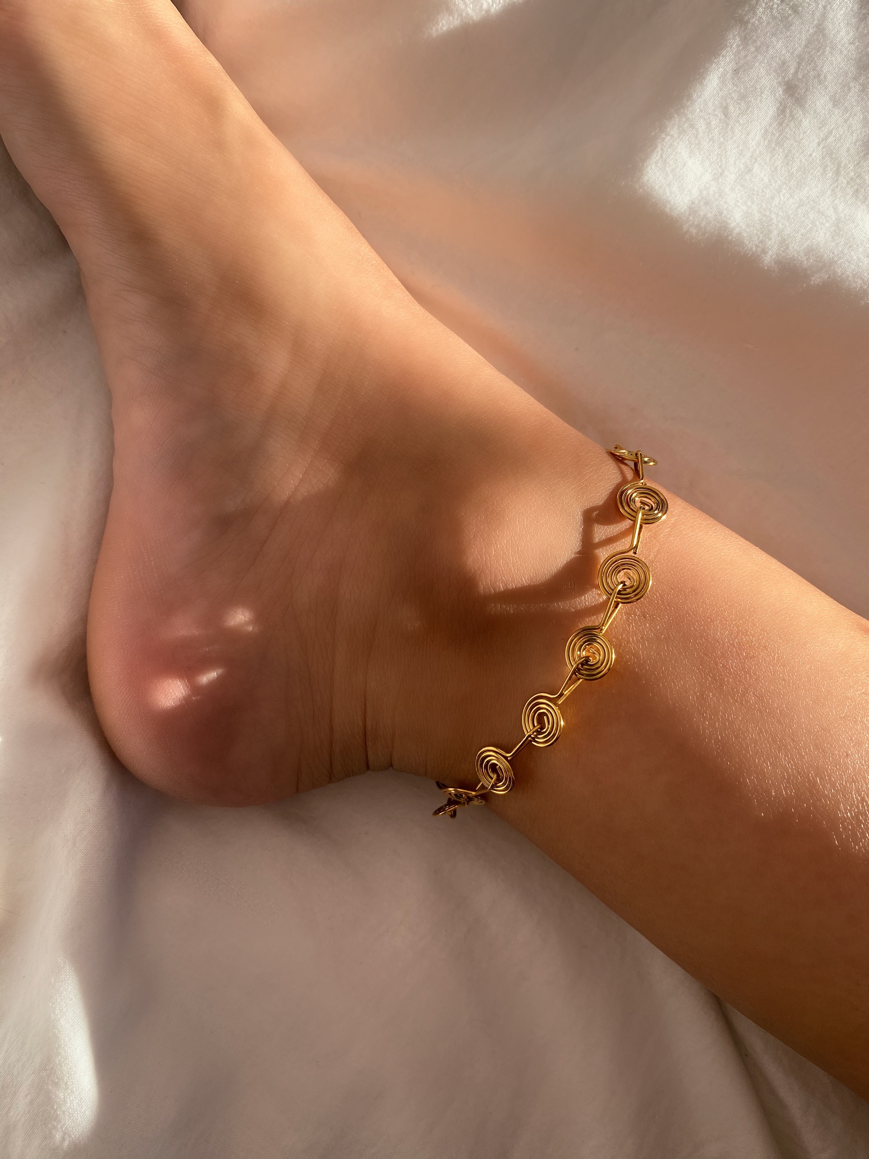 Coil Chain Anklet