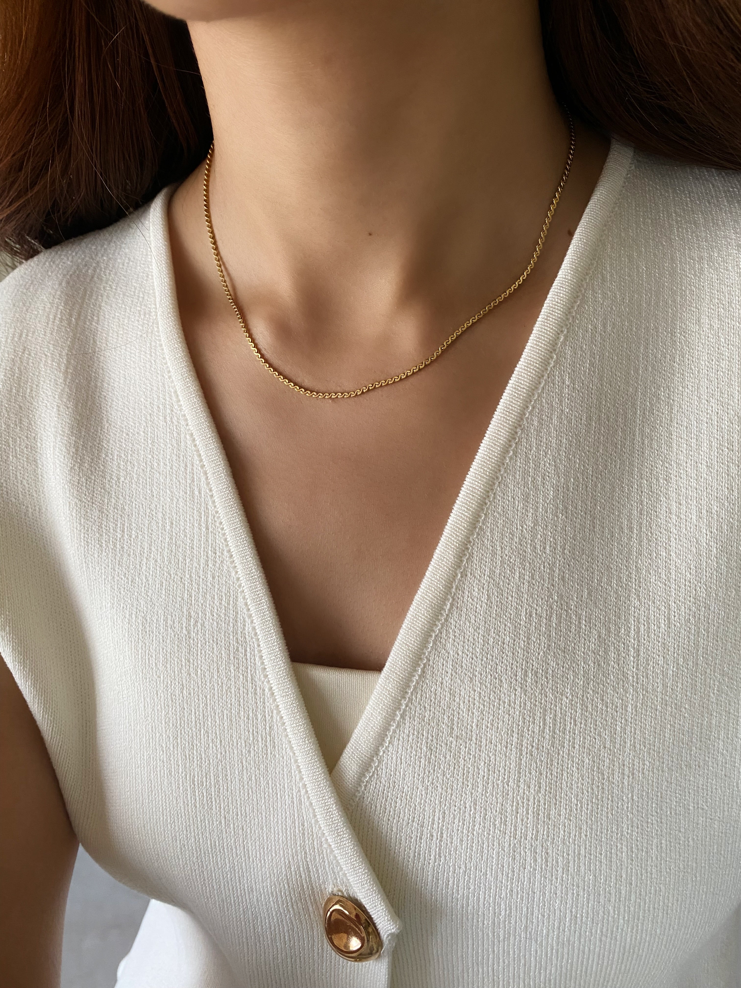 Thin Gold Necklace