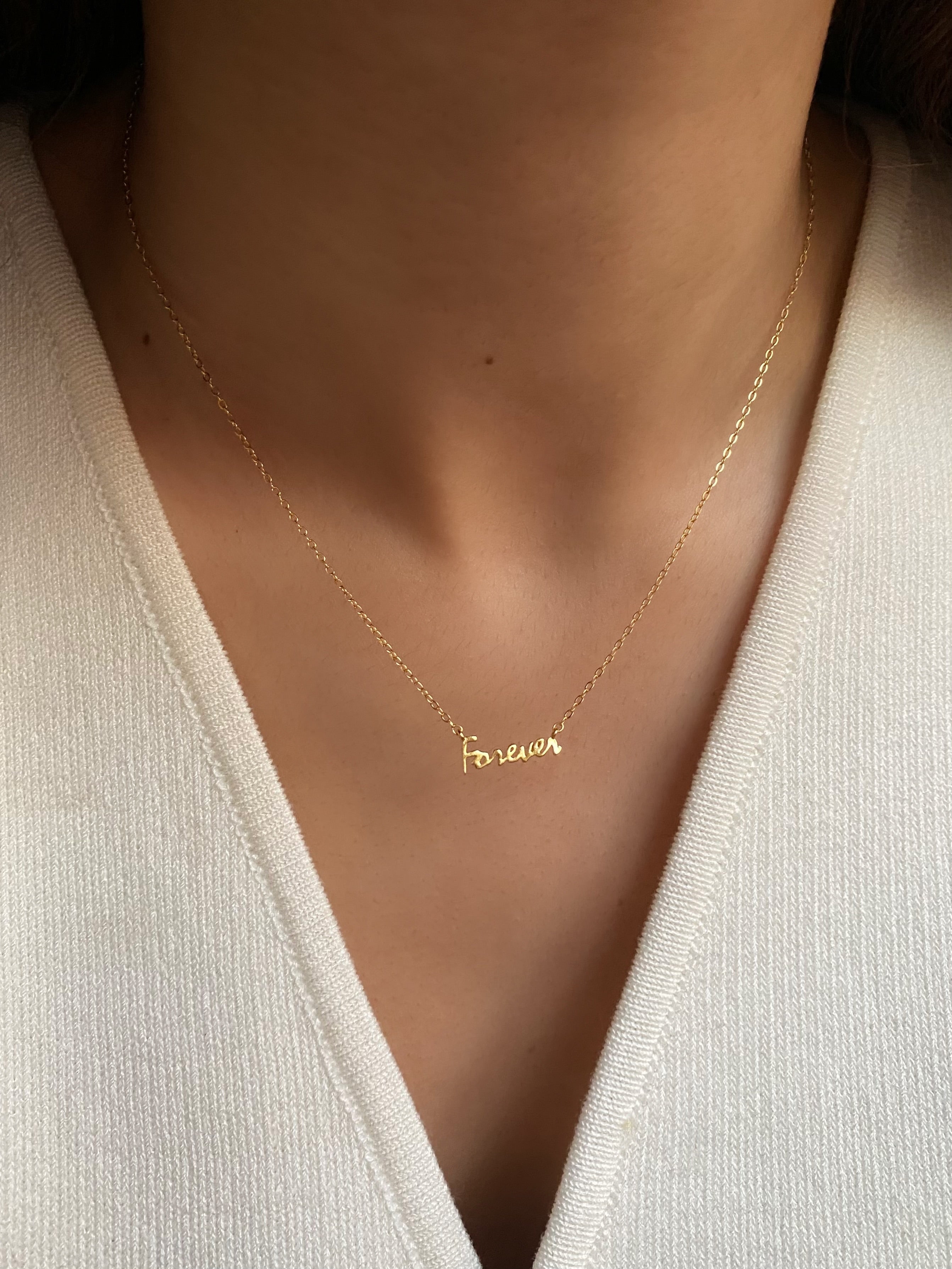 "Forever" Pendant Necklace