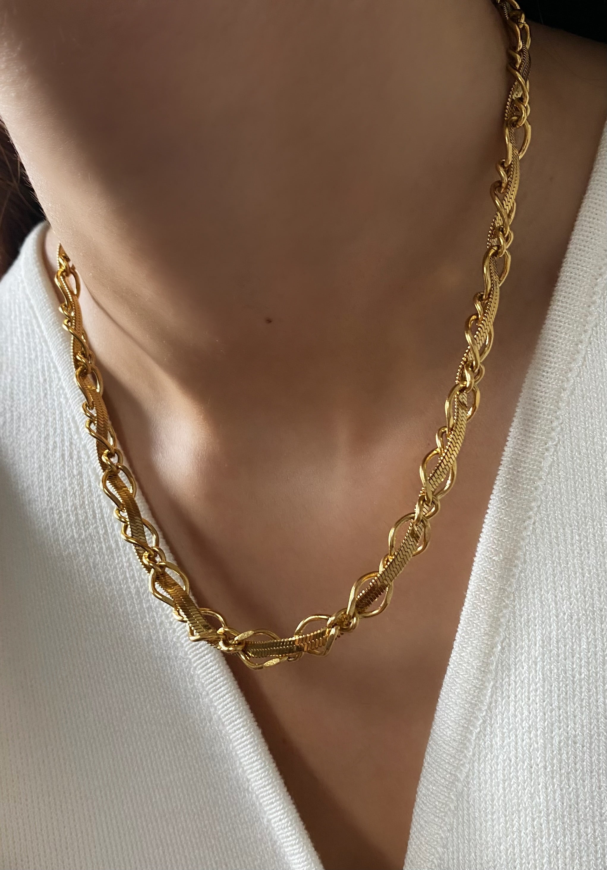 Threaded Snake Chain Necklace