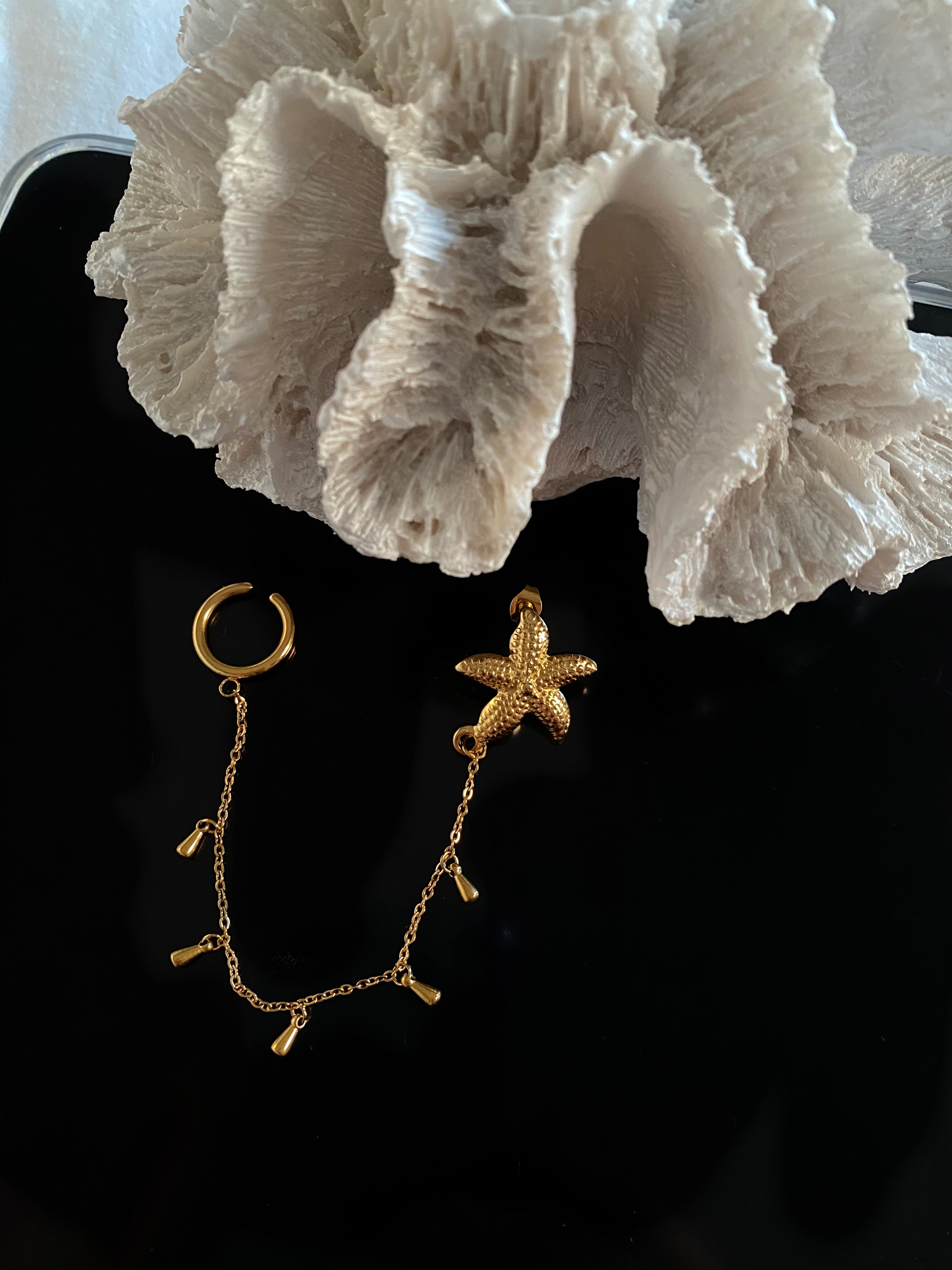 Starfish Ear Cuff Earrings