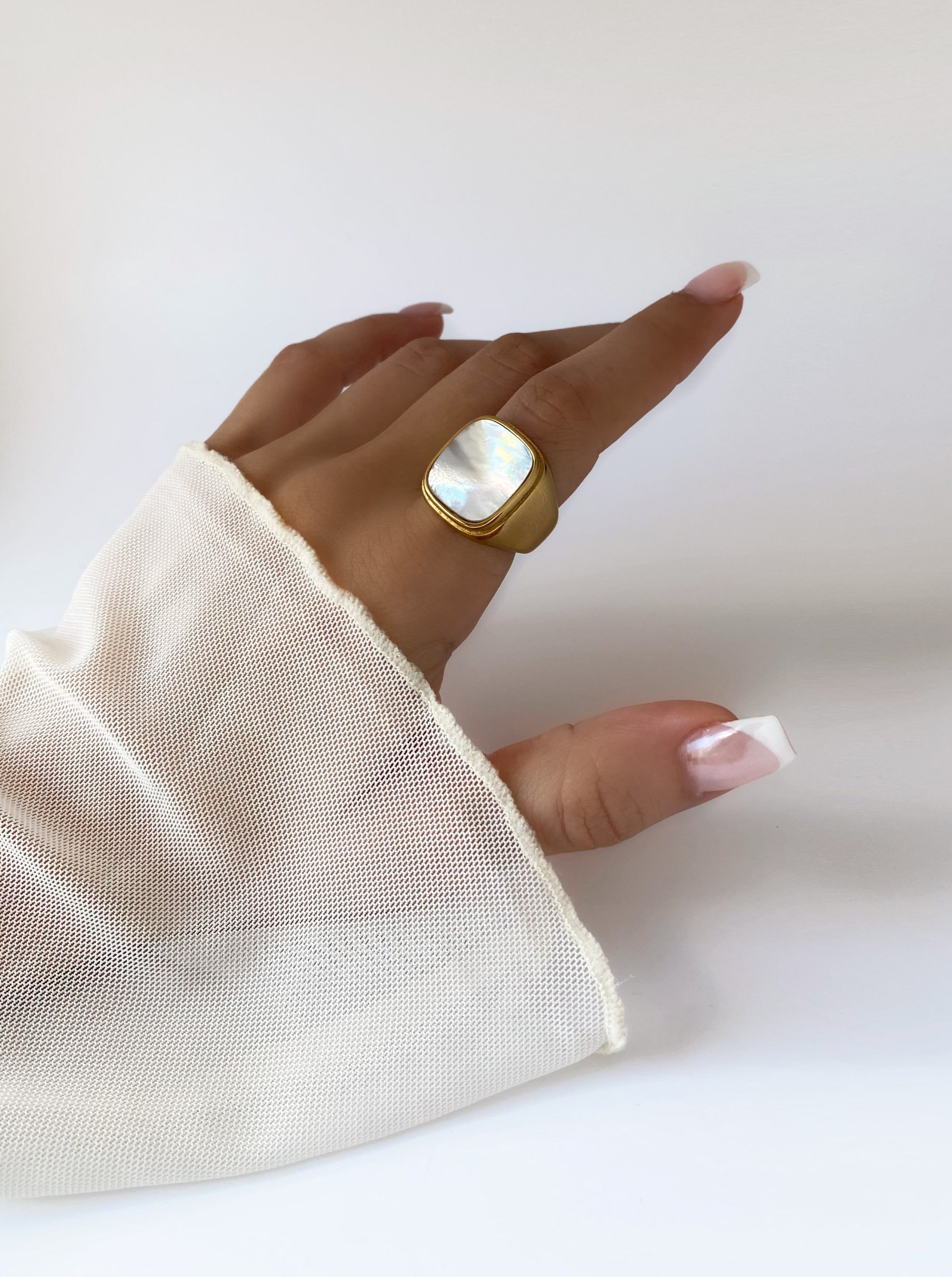 Large Opal Cocktail Ring