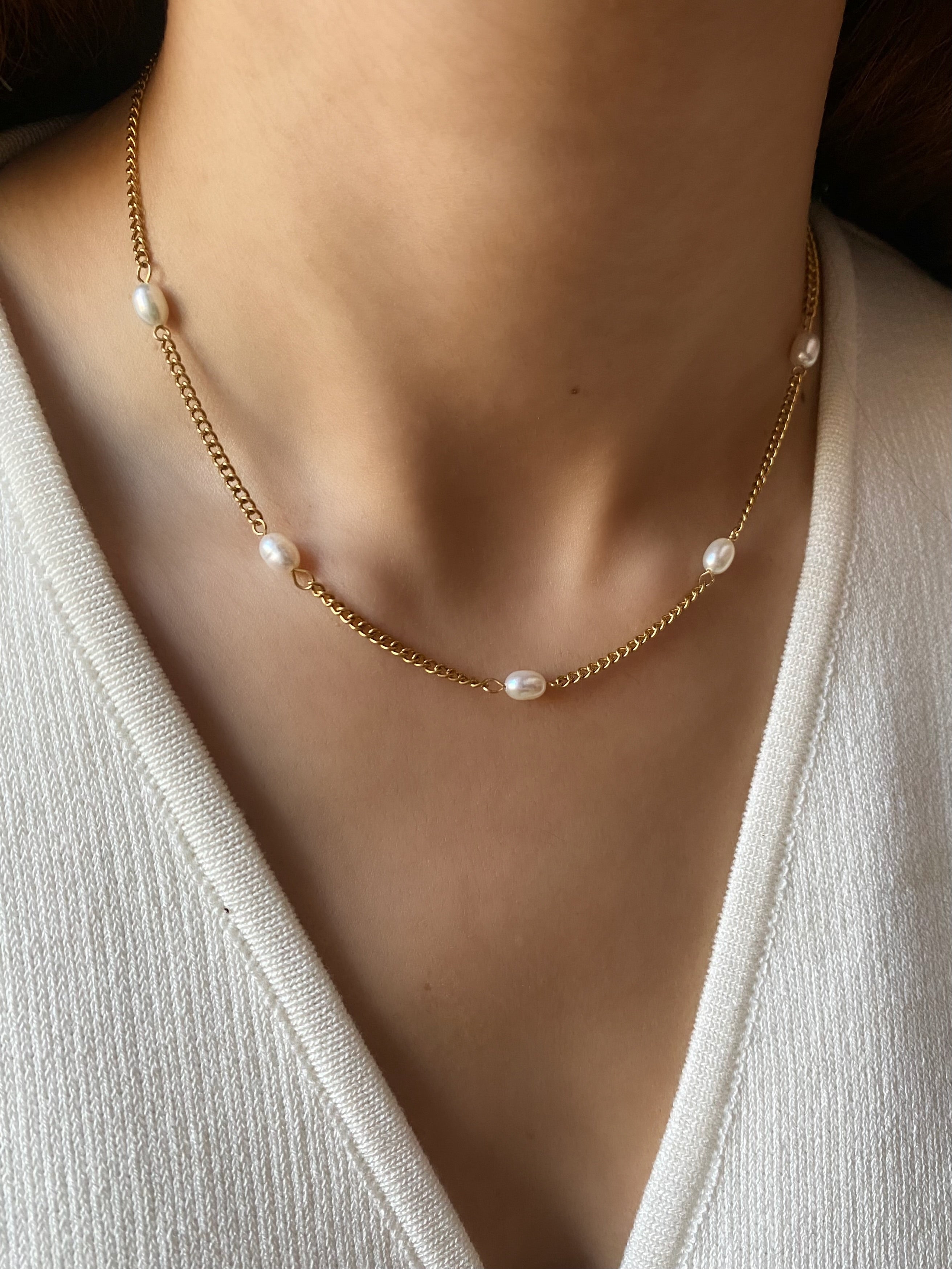 Pearl Choker Necklace