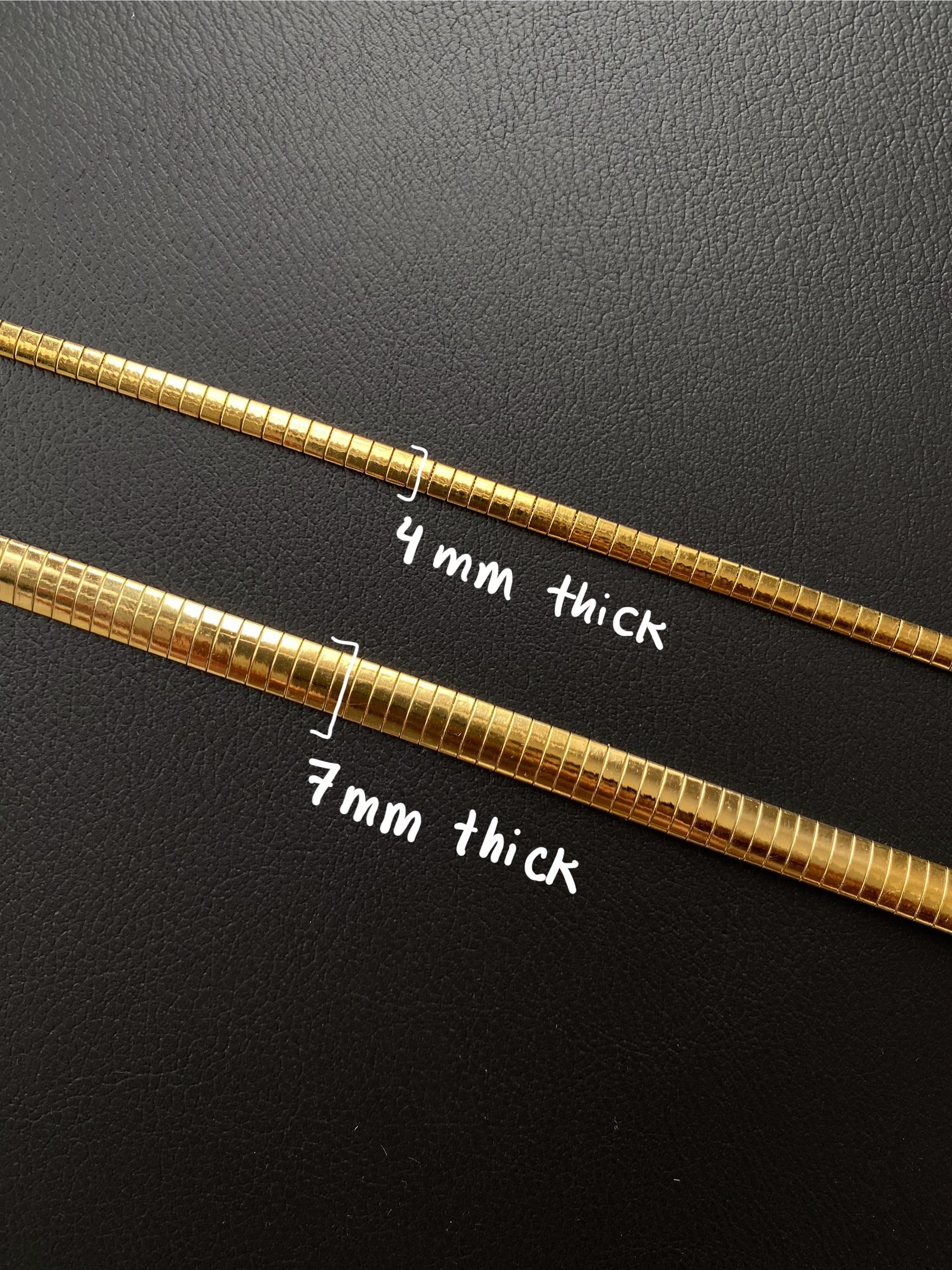 Flat Gold Bracelet Bangle