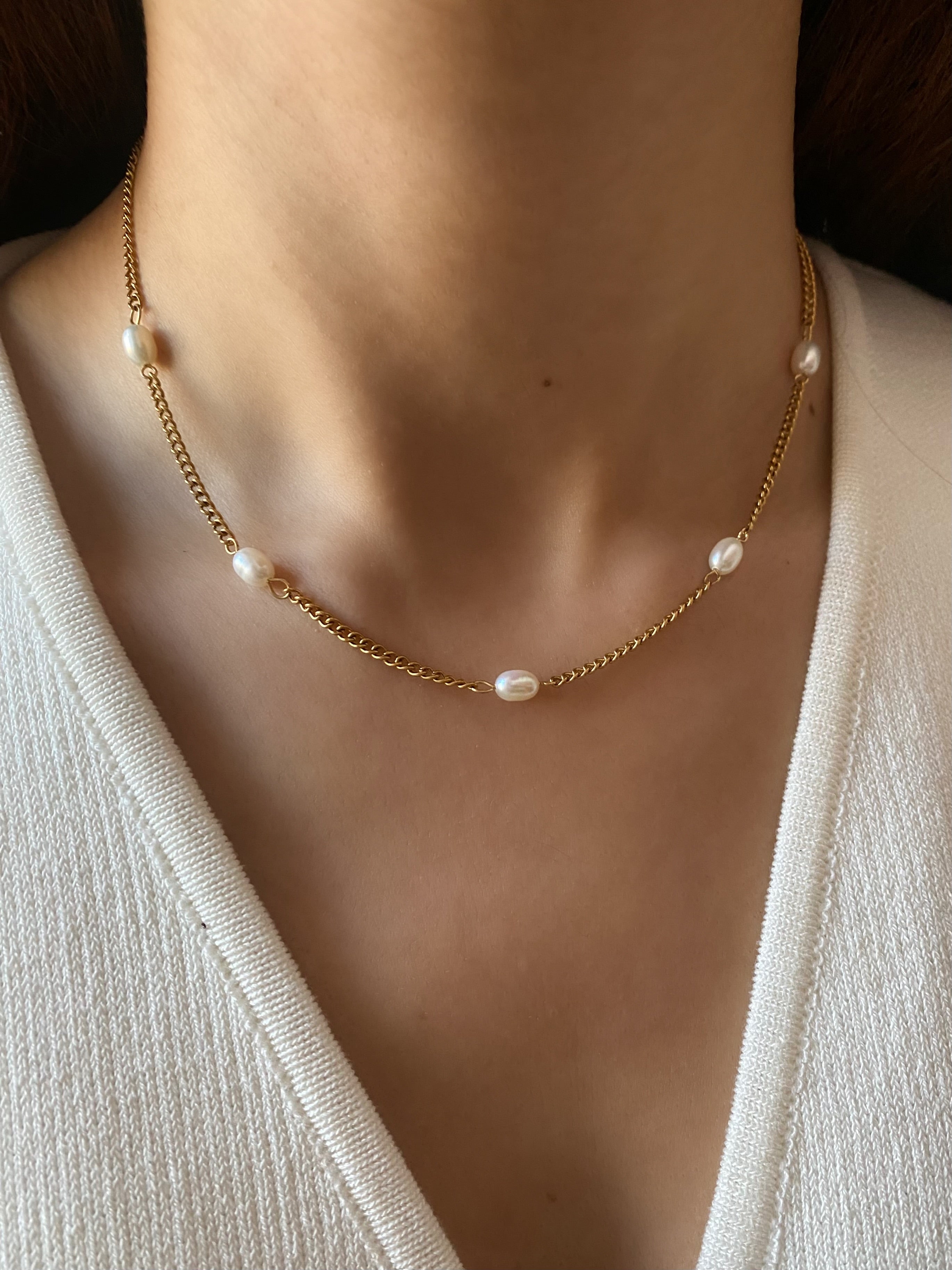 Pearl Choker Necklace