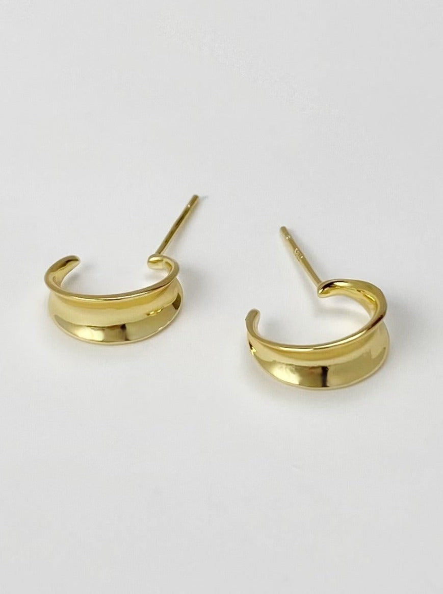 Tiny Gold Hoop Earrings