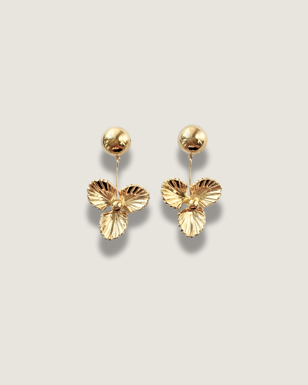 Bold Clover Drop Earrings