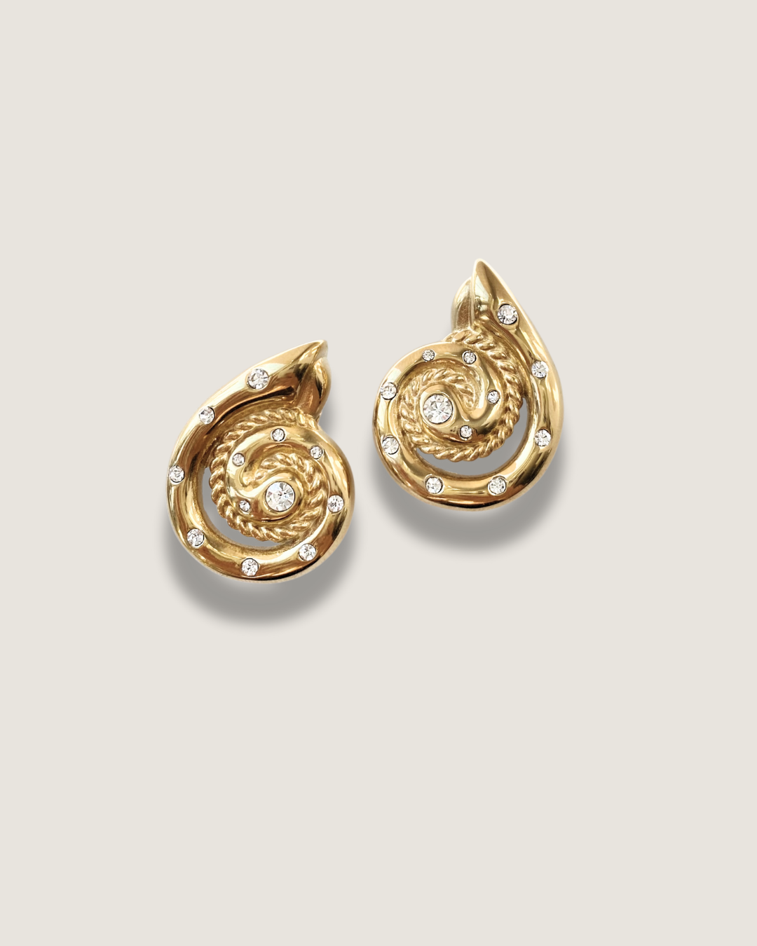 Bold Seashell Stud Earrings