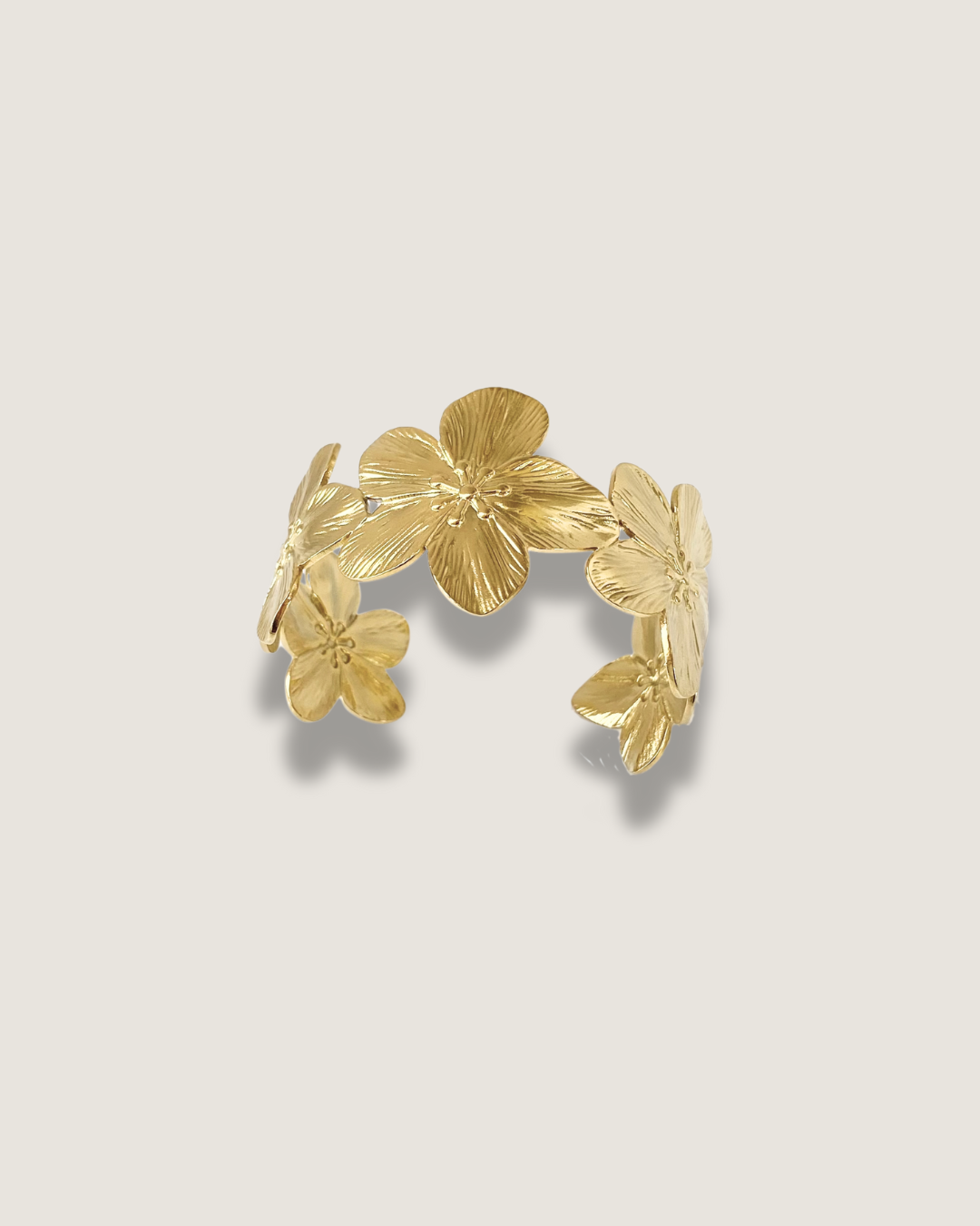Flower Cuff Bracelet